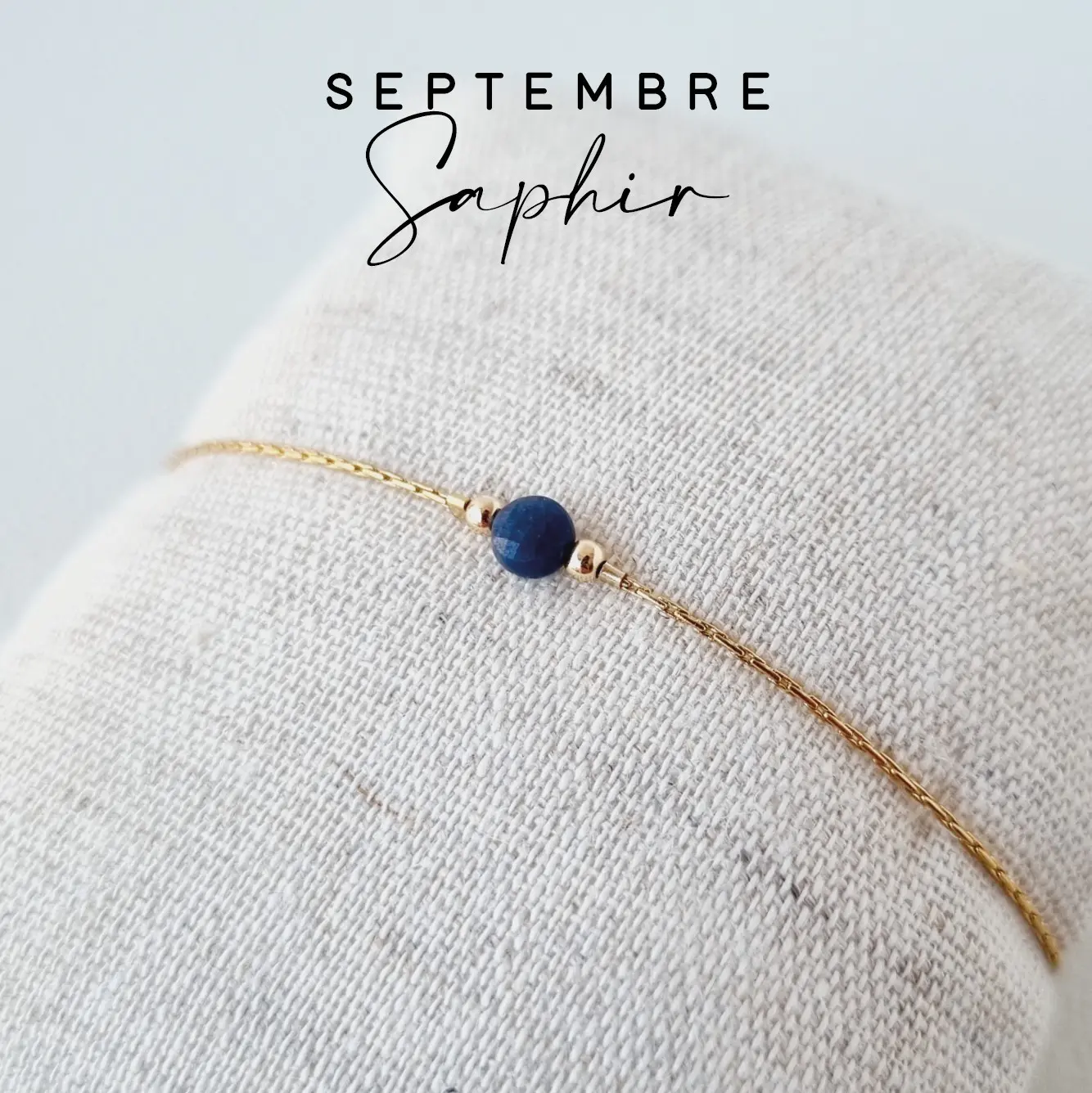 BIRTHSTONE BRACELET FOR THE MONTH OF SEPTEMBER: SAPPHIRE