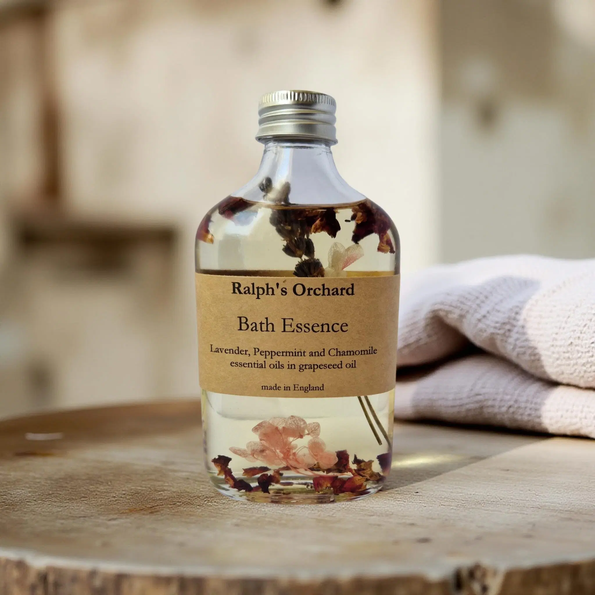 Lavender, Peppermint & Chamomile Bath Oil