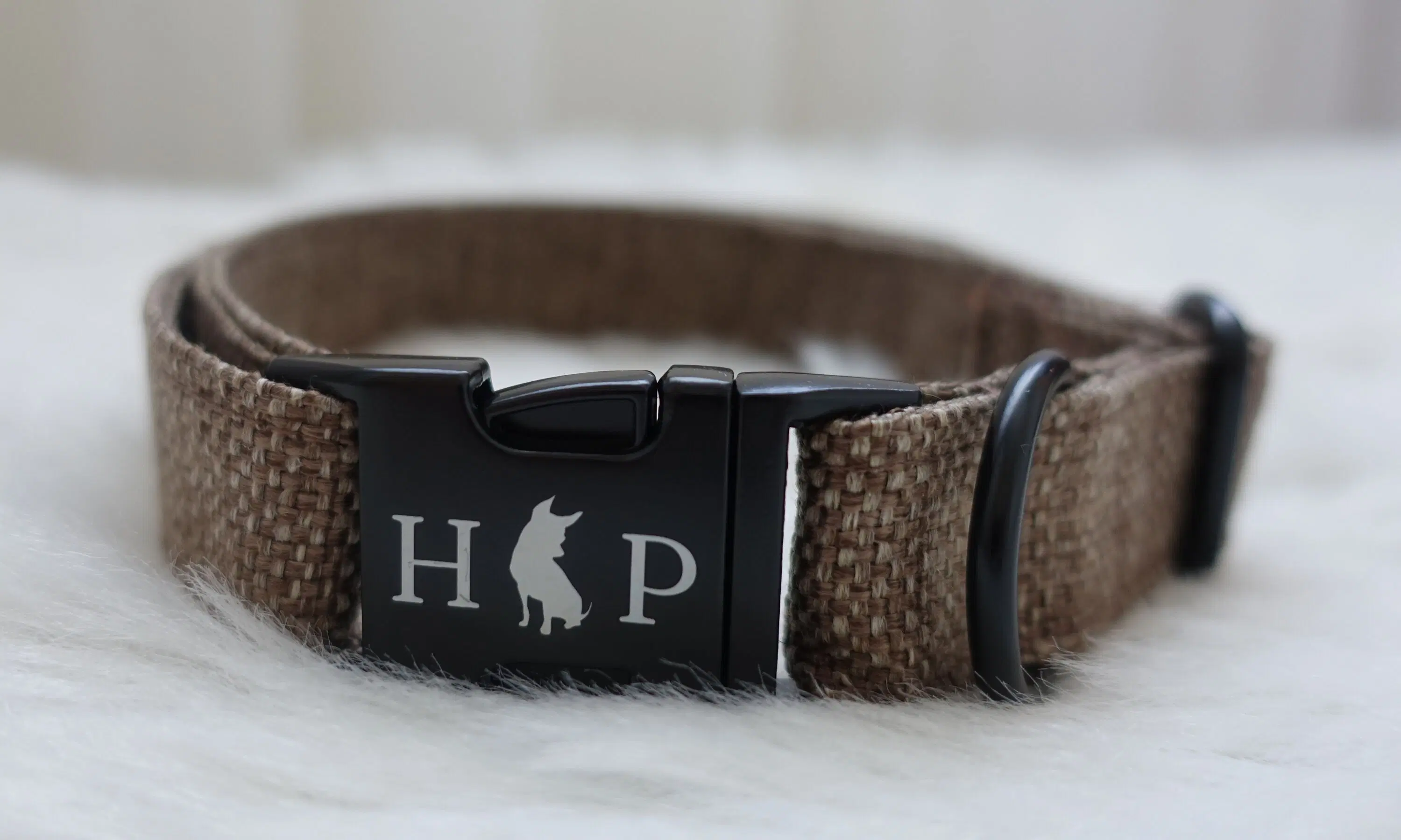 Handcrafted ECO Luxury Dog Collar - Brown