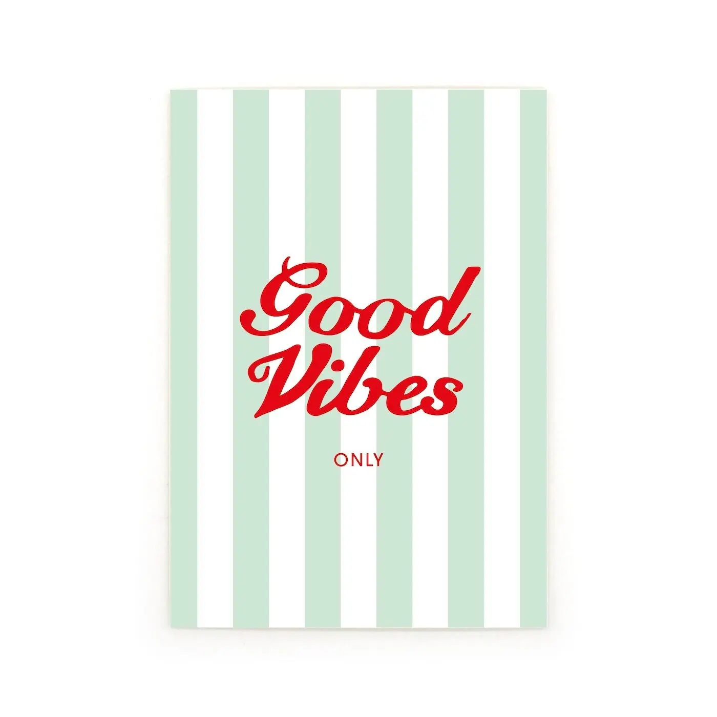 Good Vibes Free Quarter Postcard