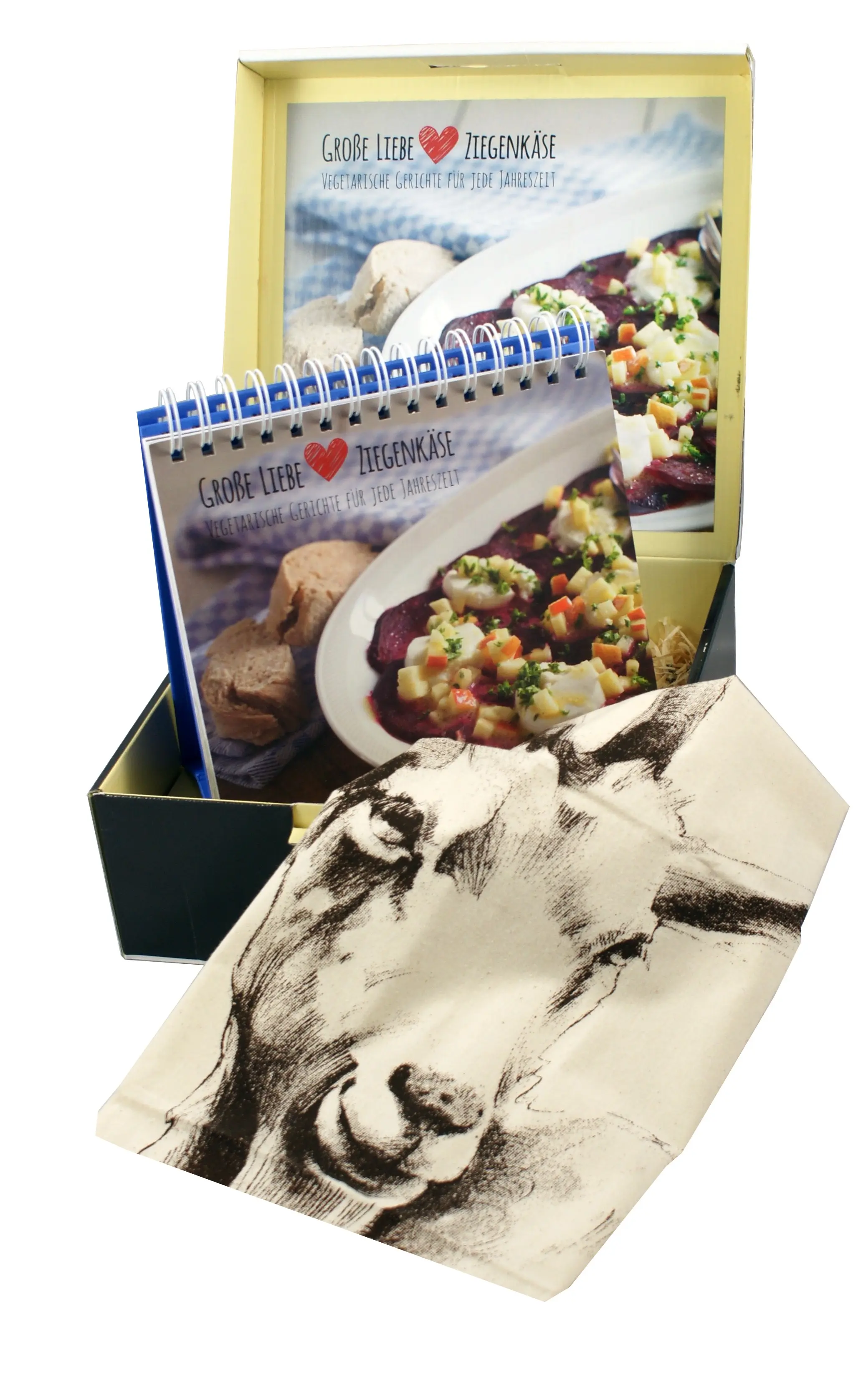 “Vegetarian cooking with goat cheese” goat box