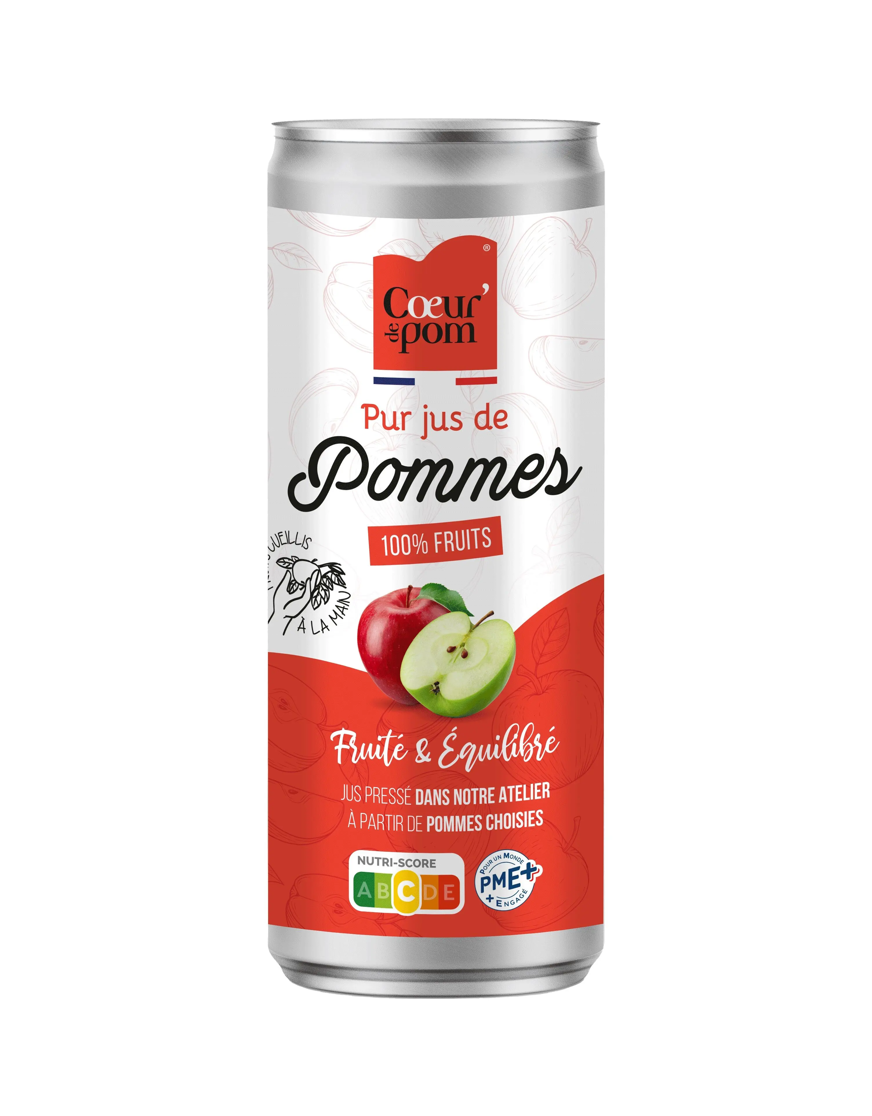JUS DE POMME NATUREL 25CL X12