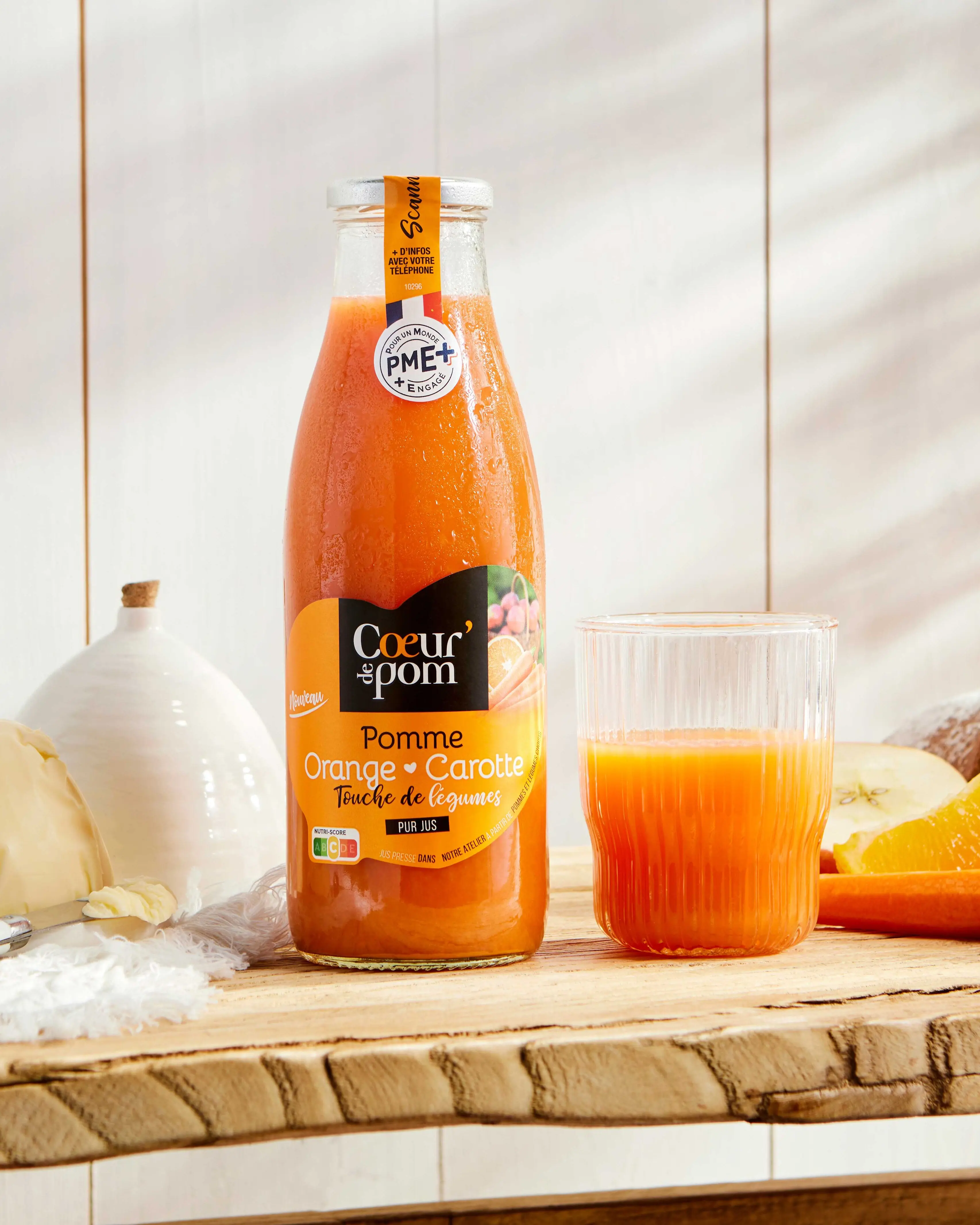 PURE APPLE ORANGE CARROT JUICE - VEGETABLE JUICE 75CL