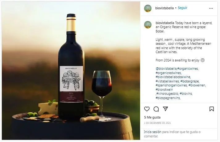 Fruity Red Wine - BIO - Tempranillo Grape.750 ml
