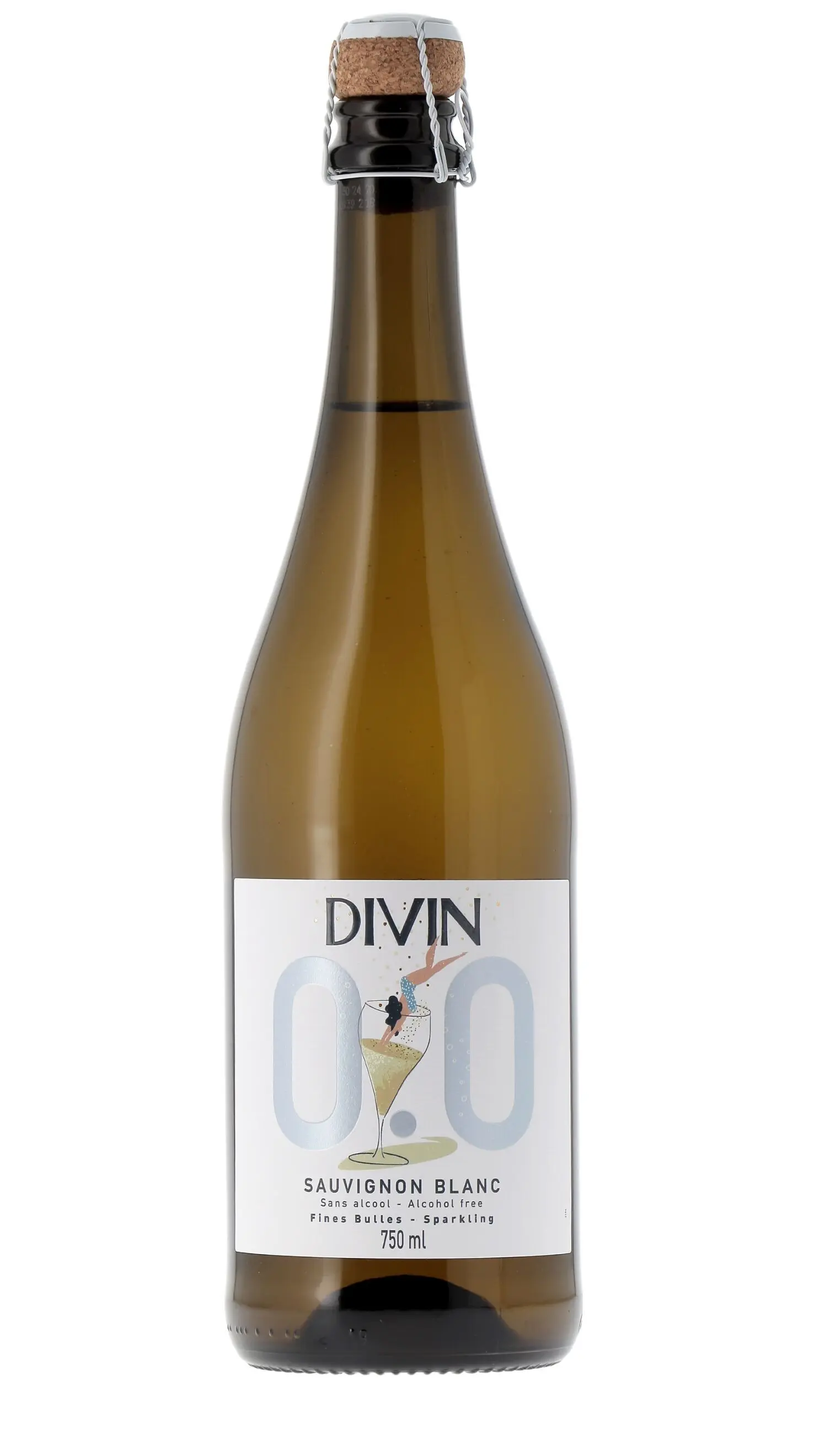 DIVIN Origin Sauvignon Blanc Sparkling 0.0% - Alcohol-free wines