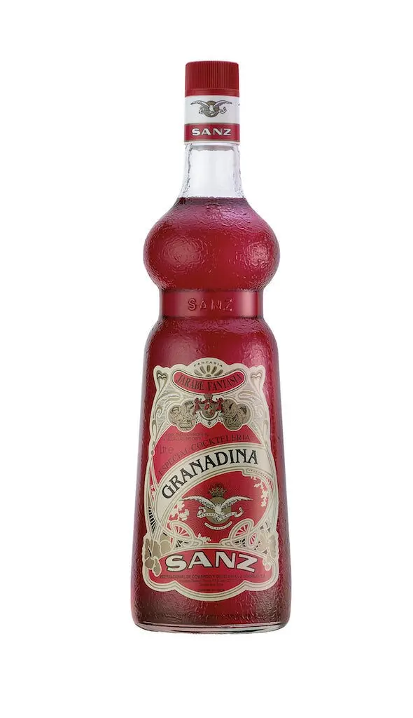 Sanz Grenadine Syrup – with 20% pomegranate juice, alcohol-free, 1l