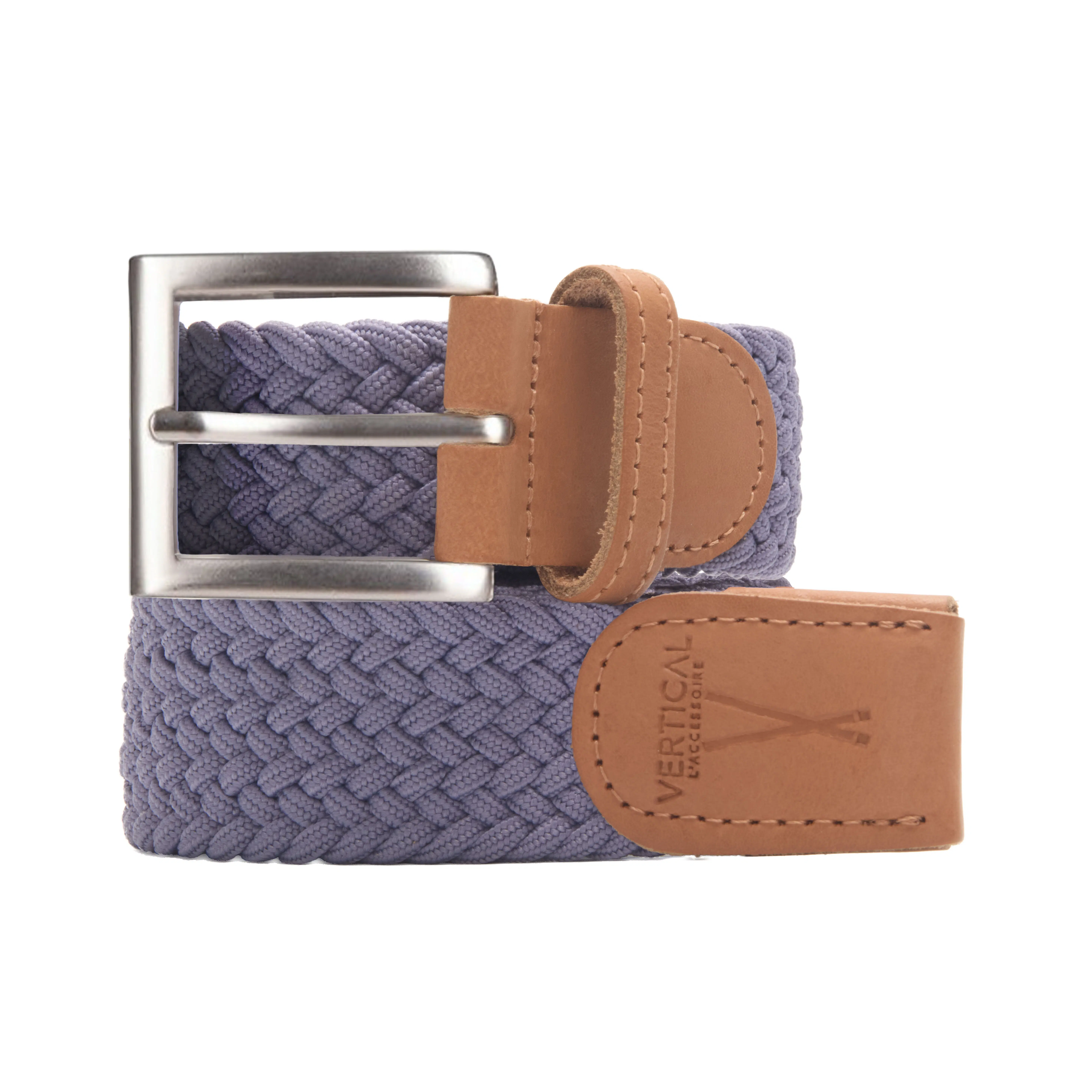 Mauve braided belt