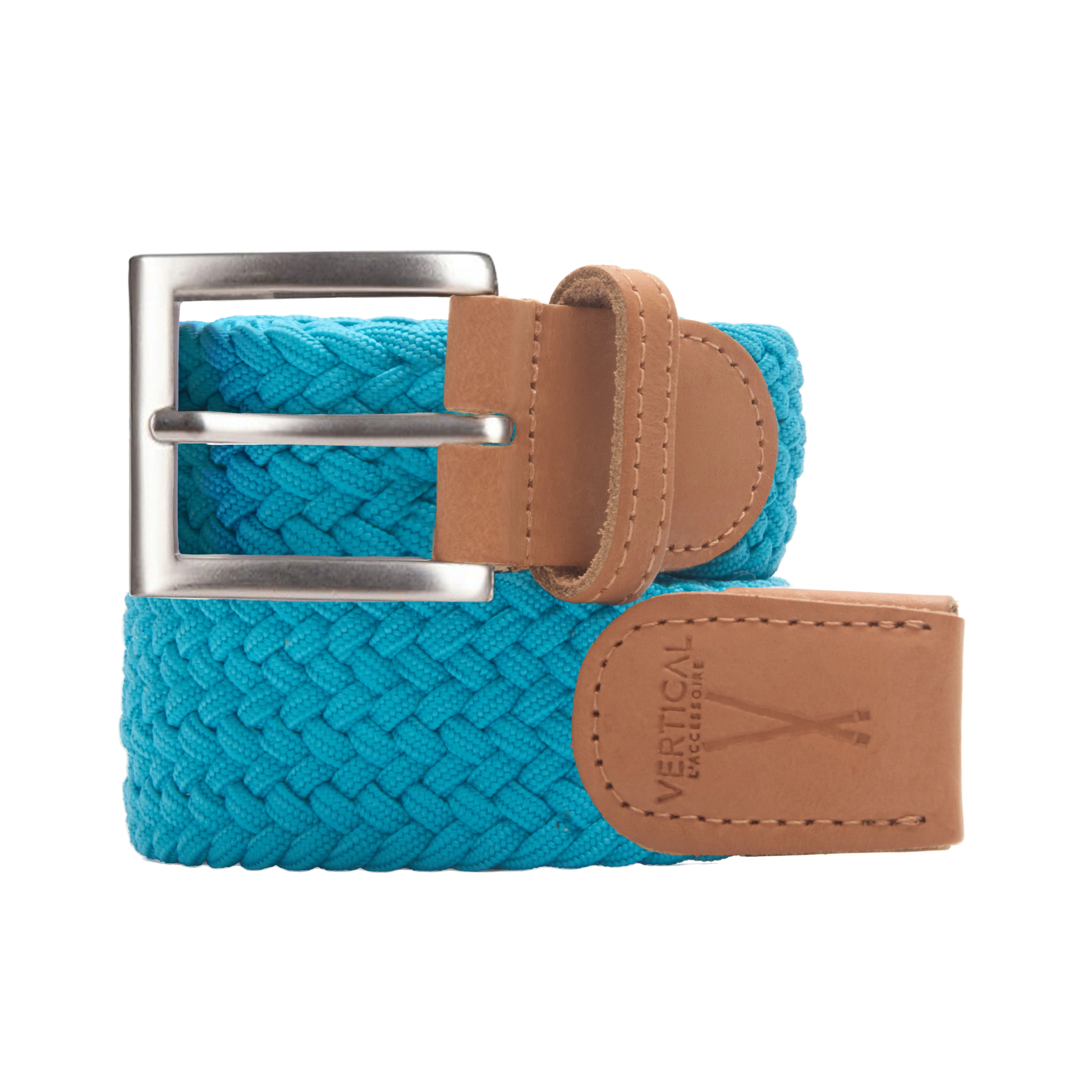 Turquoise braided belt