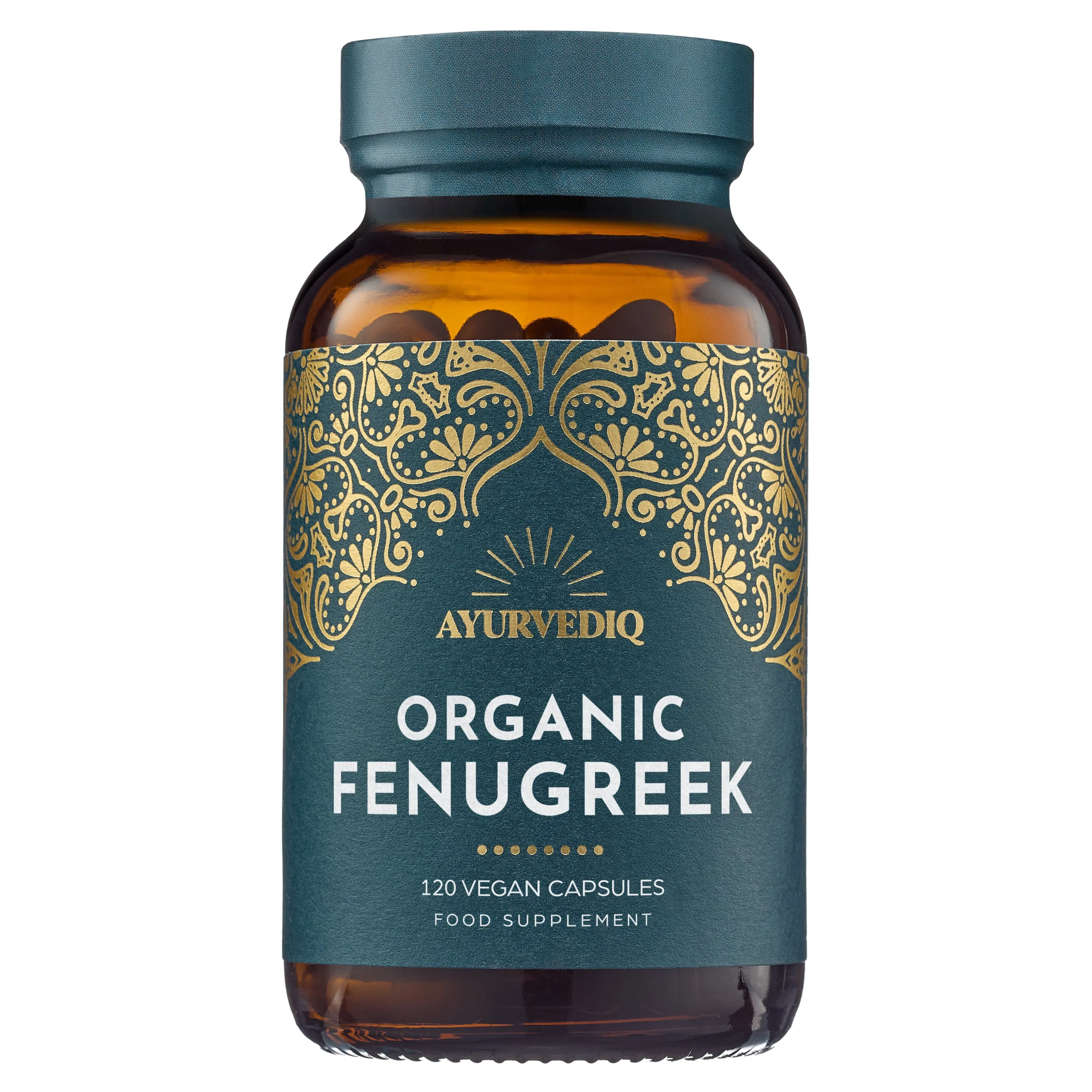 Organic Fenugreek | 120 Vegan Capsules