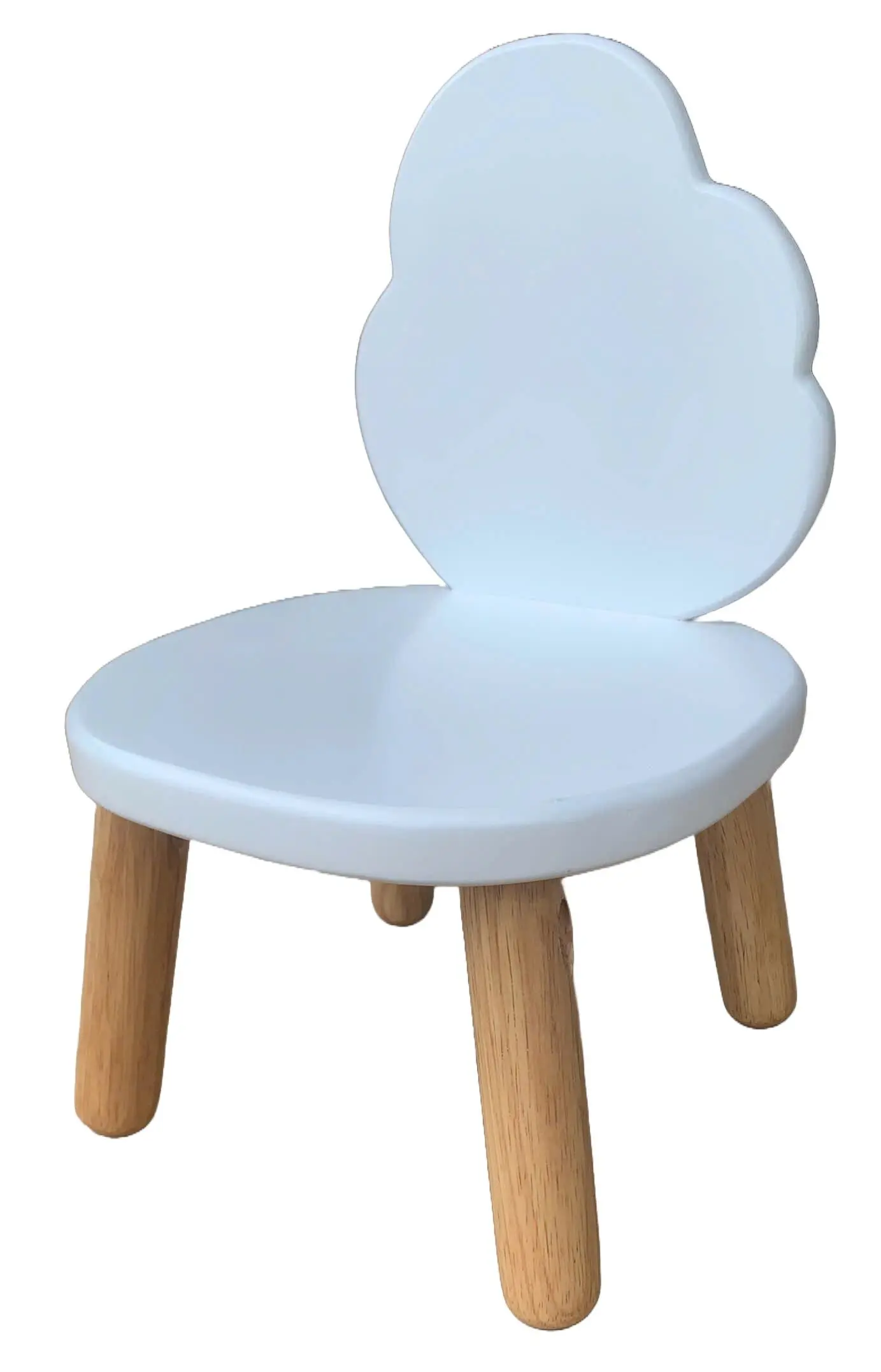 Set of 2 My First White Cloud Children's Chairs 1-4 years old - Pioupiou et Merveilles