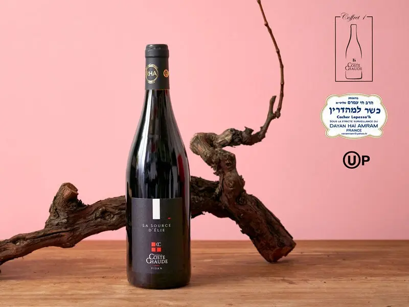 Koscheres Pessach-Cuvée „La Source d'Elie“ 2021 AOC Côtes du Rhône Village Visan Organic