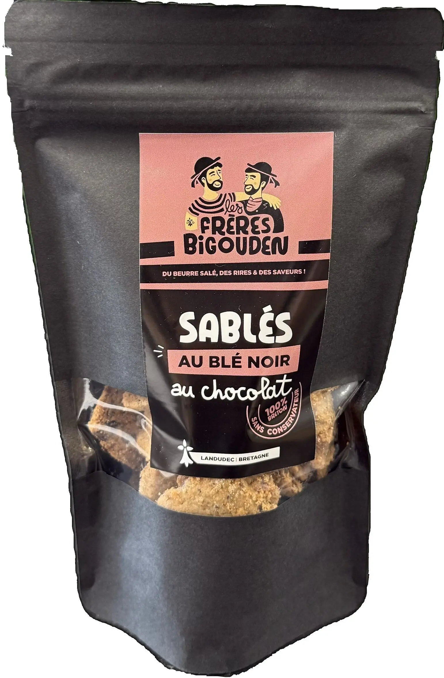 Breton buckwheat and chocolate shortbread cookies – Artisanal Breton biscuit