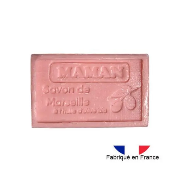 Marseille soap with organic olive oil - "Maman" - 125gr