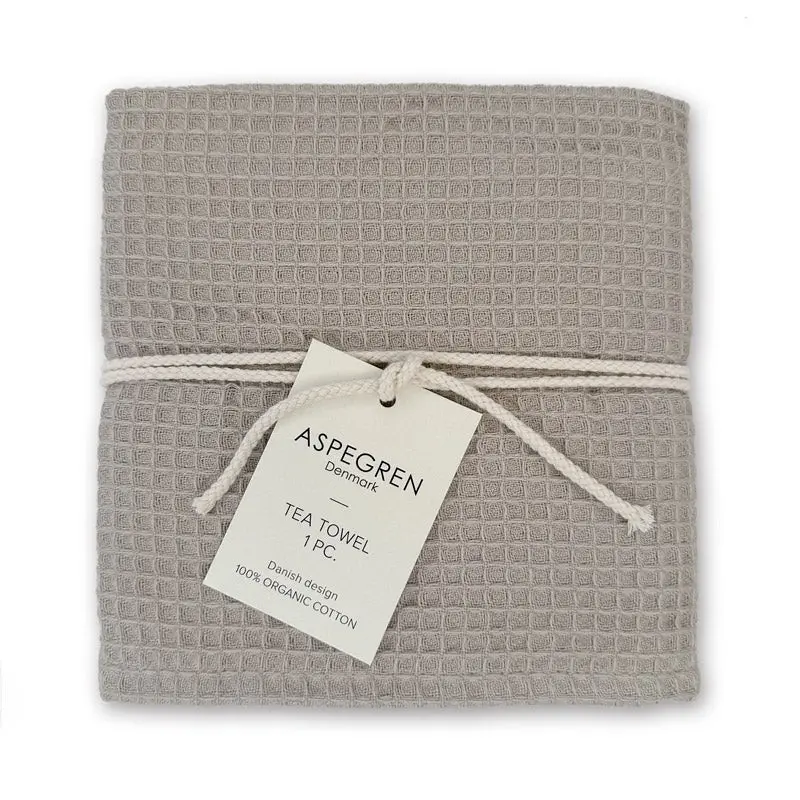 Tea Towel – North – Oyster Gray