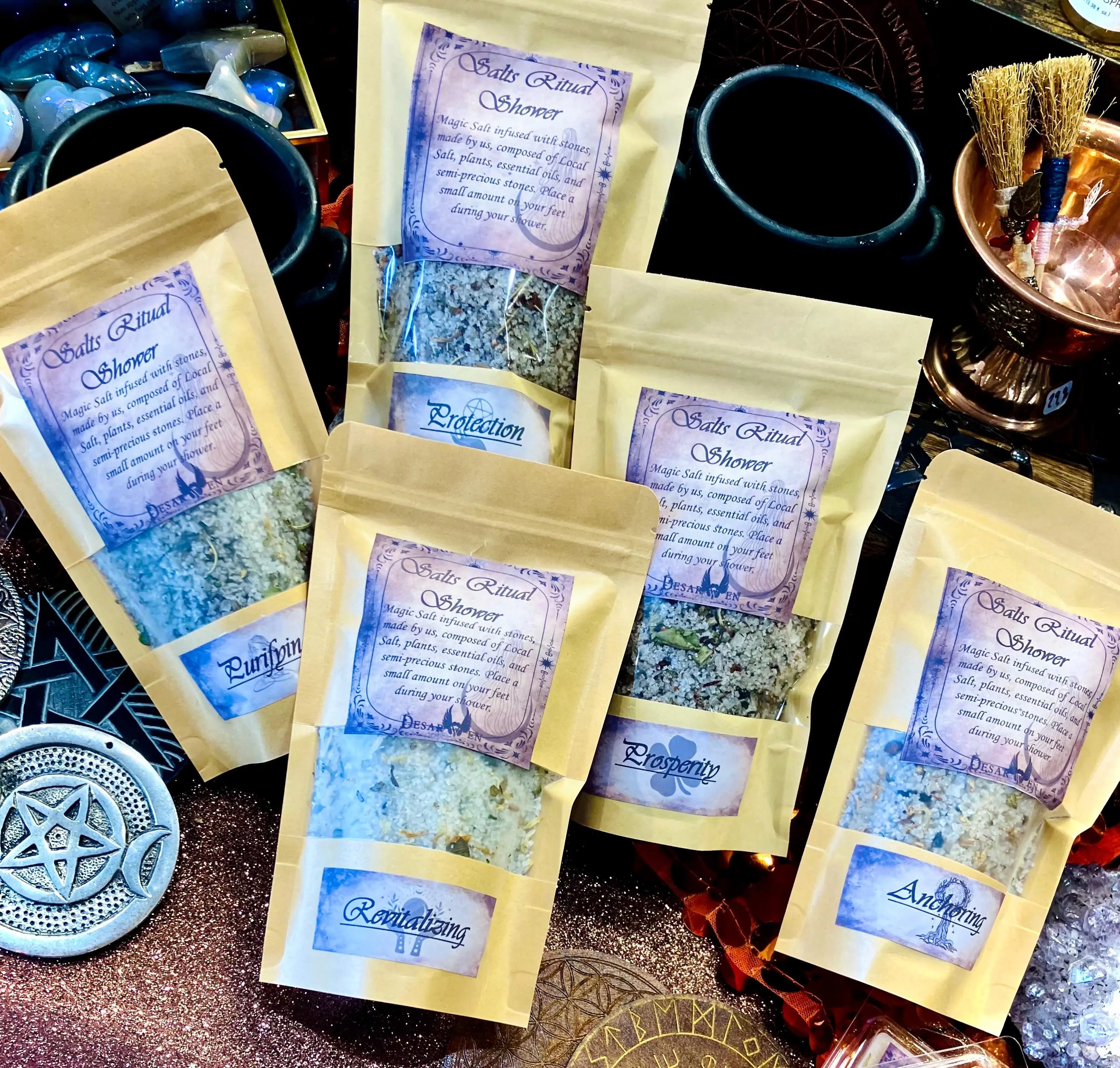 Magische Salze Ritualdusche Verankerung