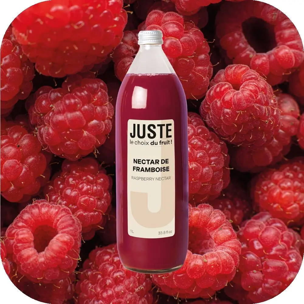 JUSTE LE CHOIX DU FRUIT - NECTAR DE FRAMBOISE 1L X 6
