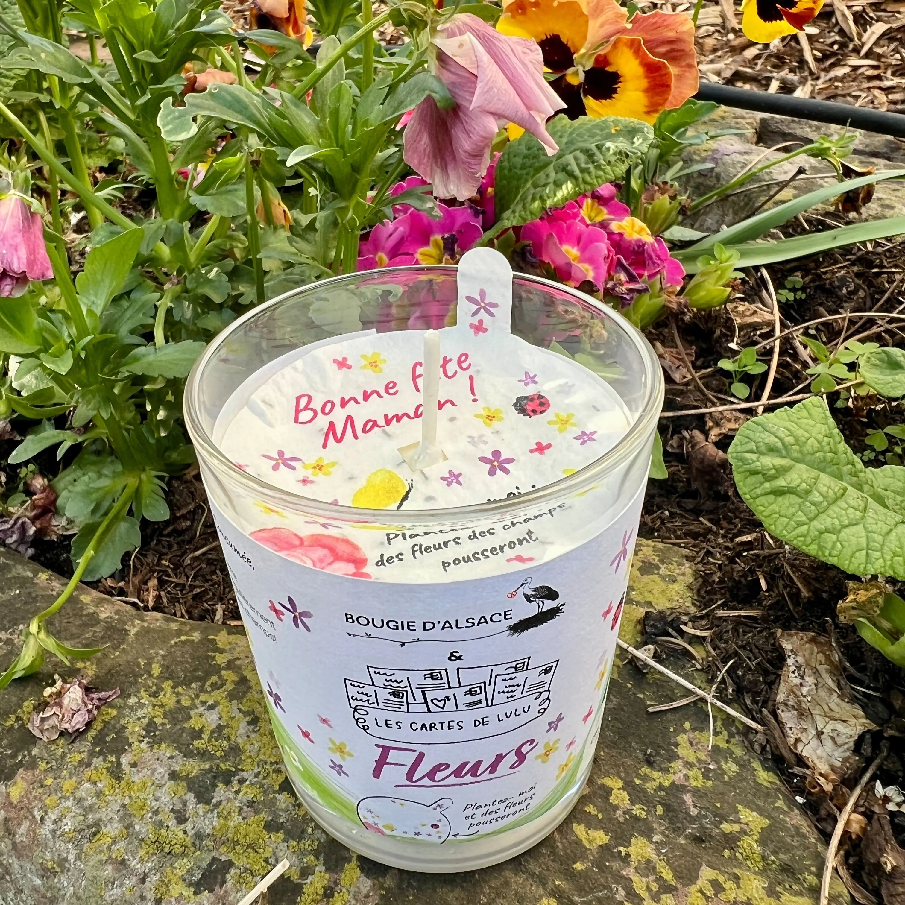 Happy Mother's Day Plantable Candles - Flower Scent