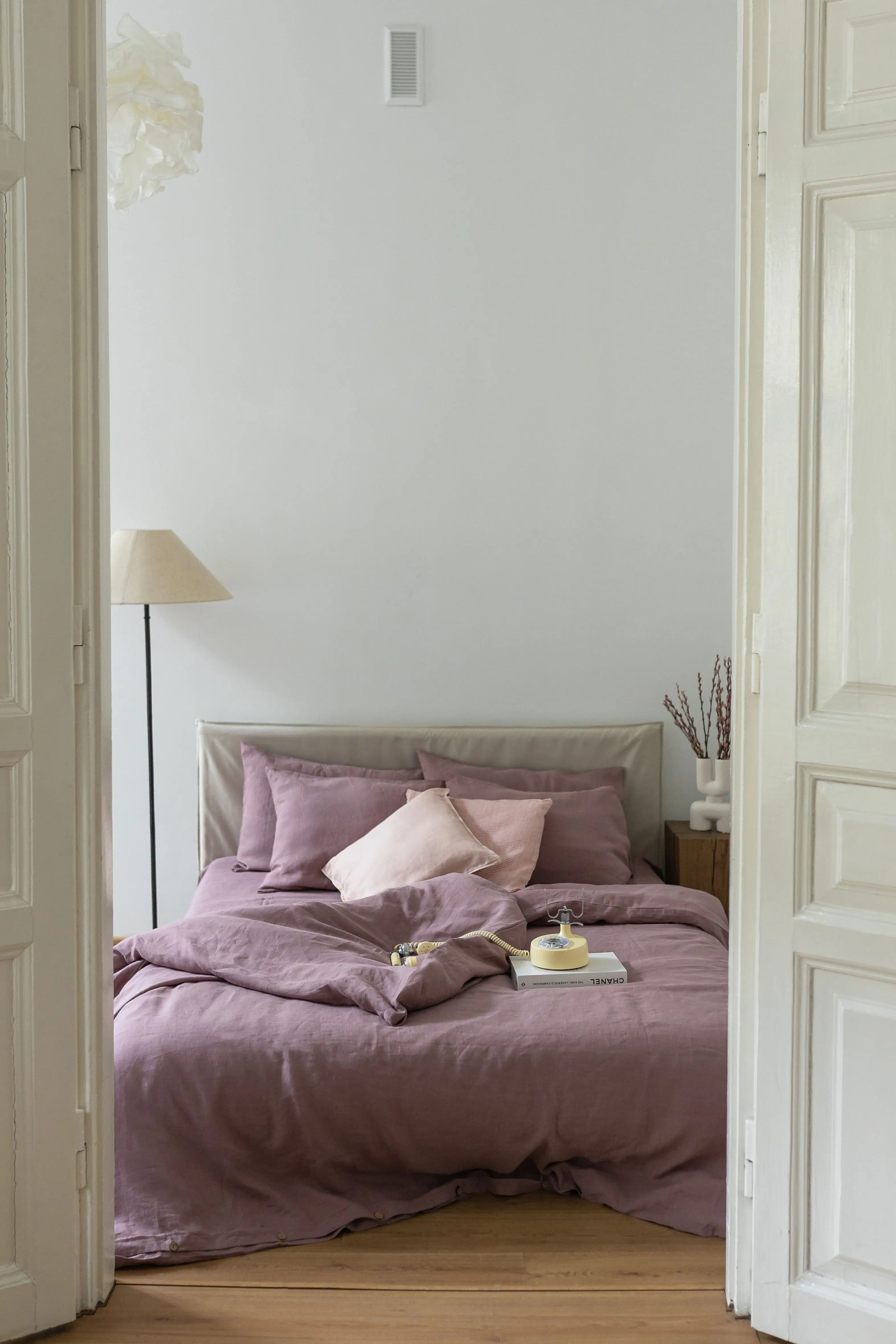 Woodrose Linen Duvet Cover Set