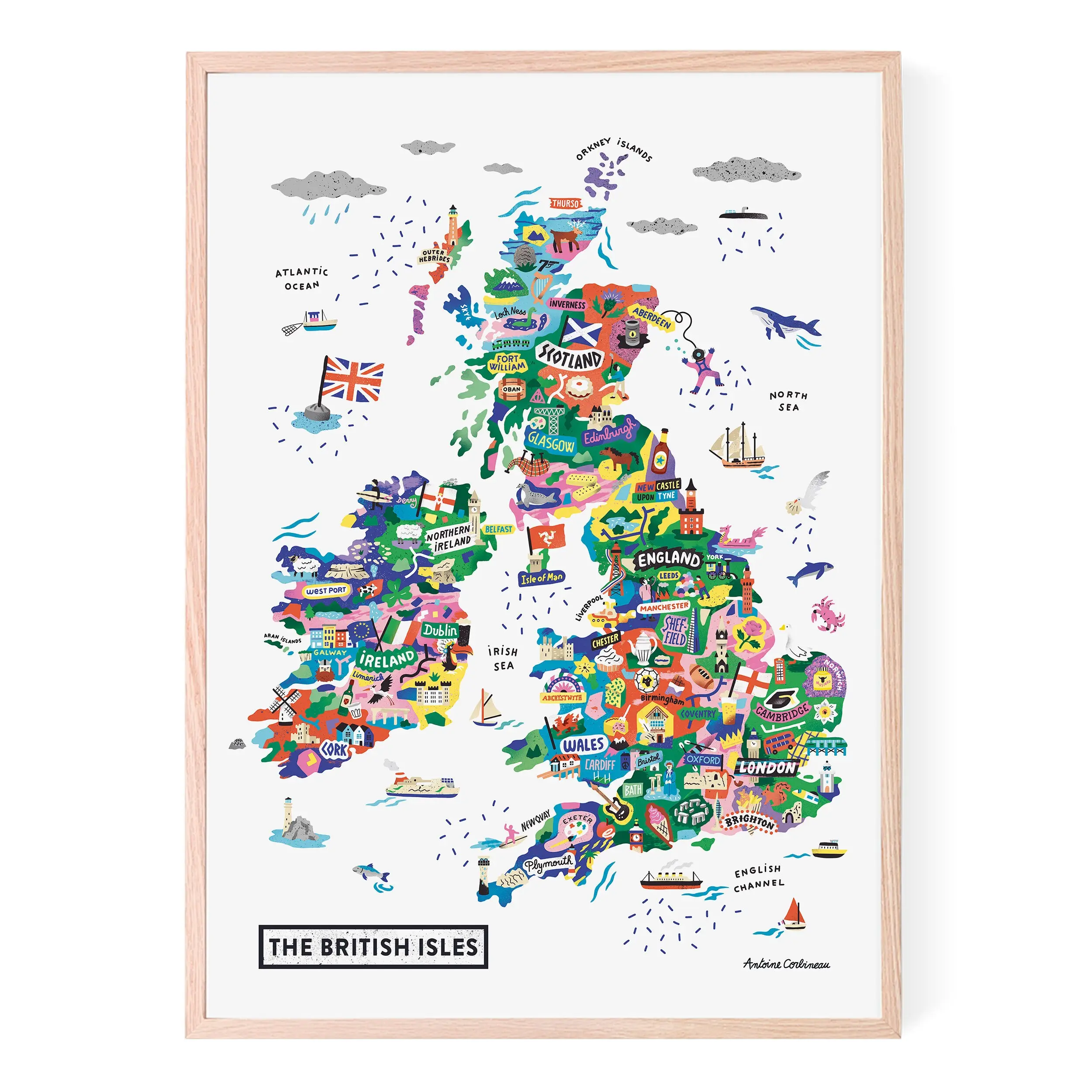 Poster - The British Isles
