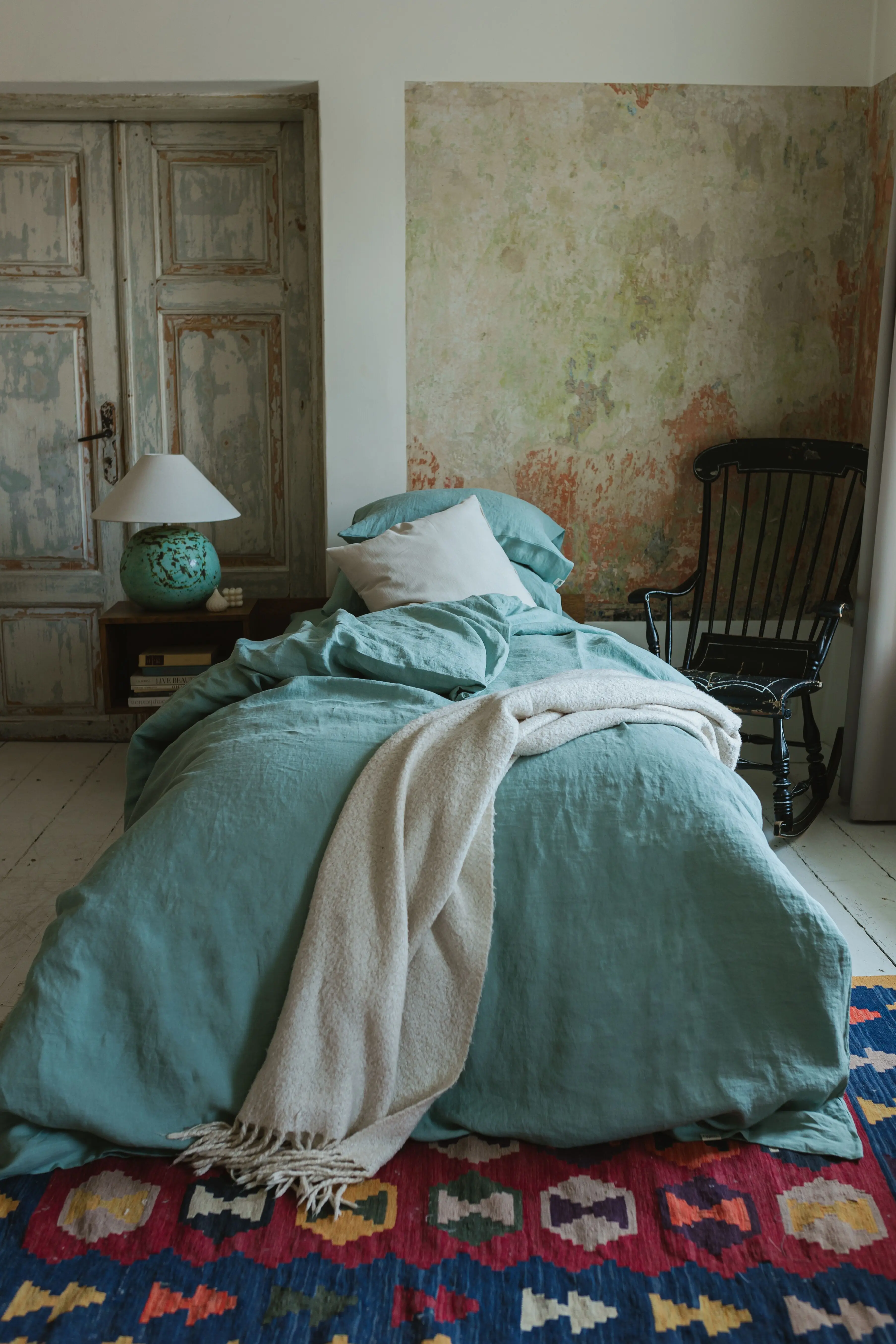 Ocean Mint Duvet Cover Set