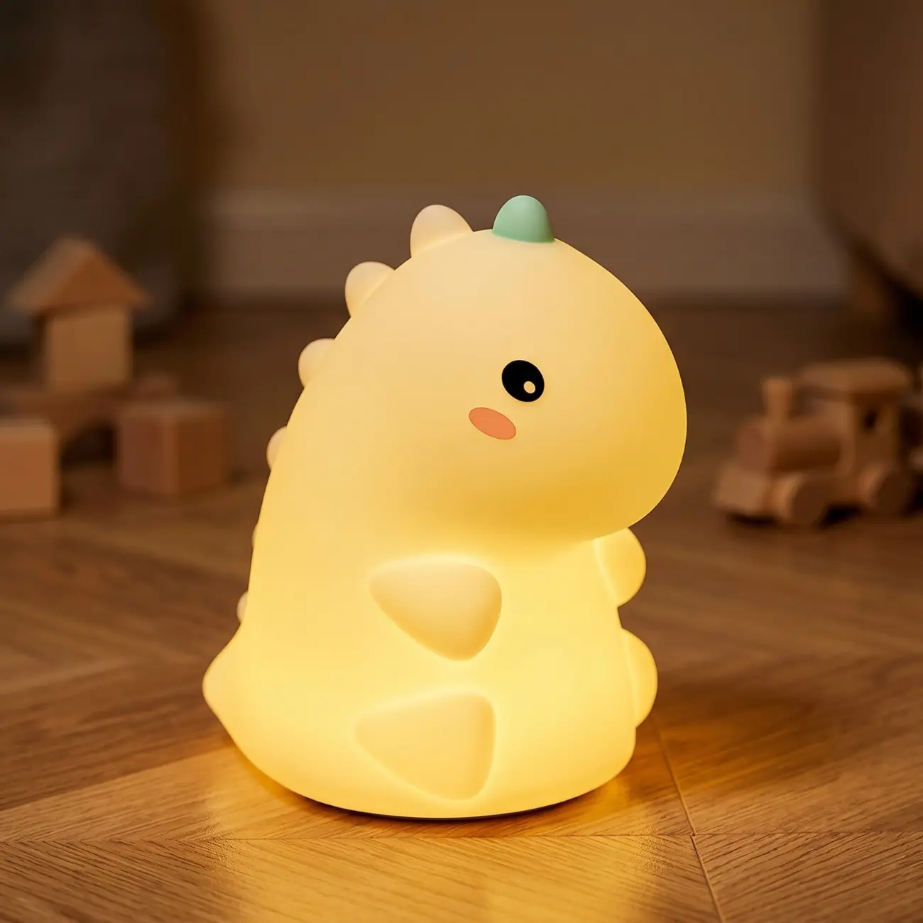LED-Silikon-Dinosaurier-Nachtlicht für Kinder – Dino von VERTYNO