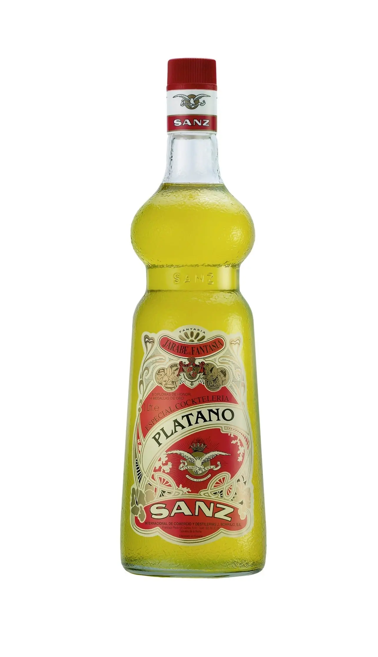 Banana syrup SANZ 1L. Cocktail syrup.alcohol-free