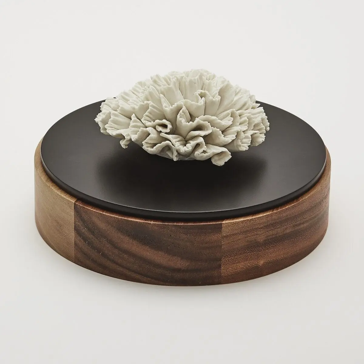 Decorative wooden and porcelain box - 20 cm jewelry box - CHAN XL