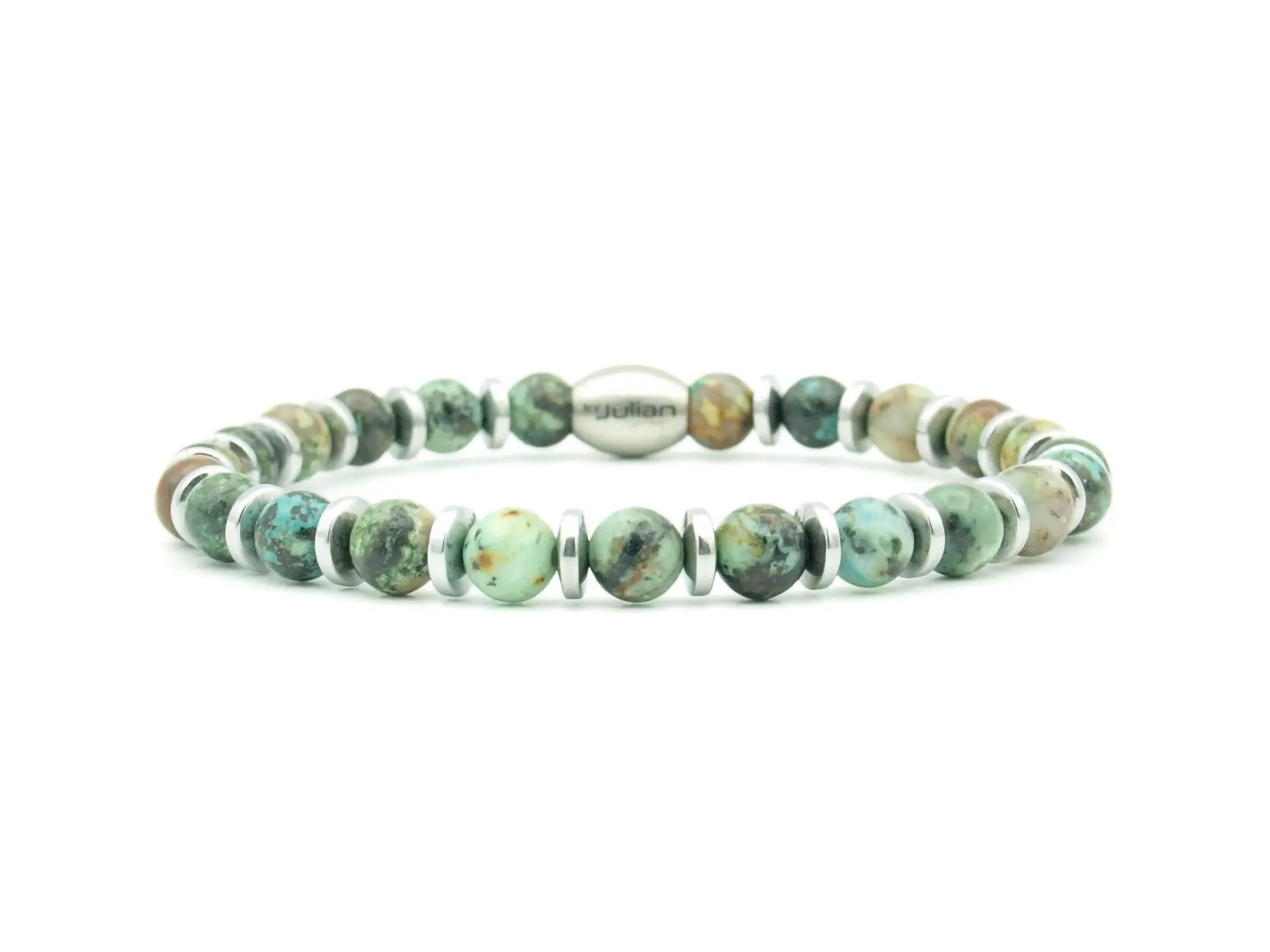 bracelet Enam dua African turquoise (silver or gold)