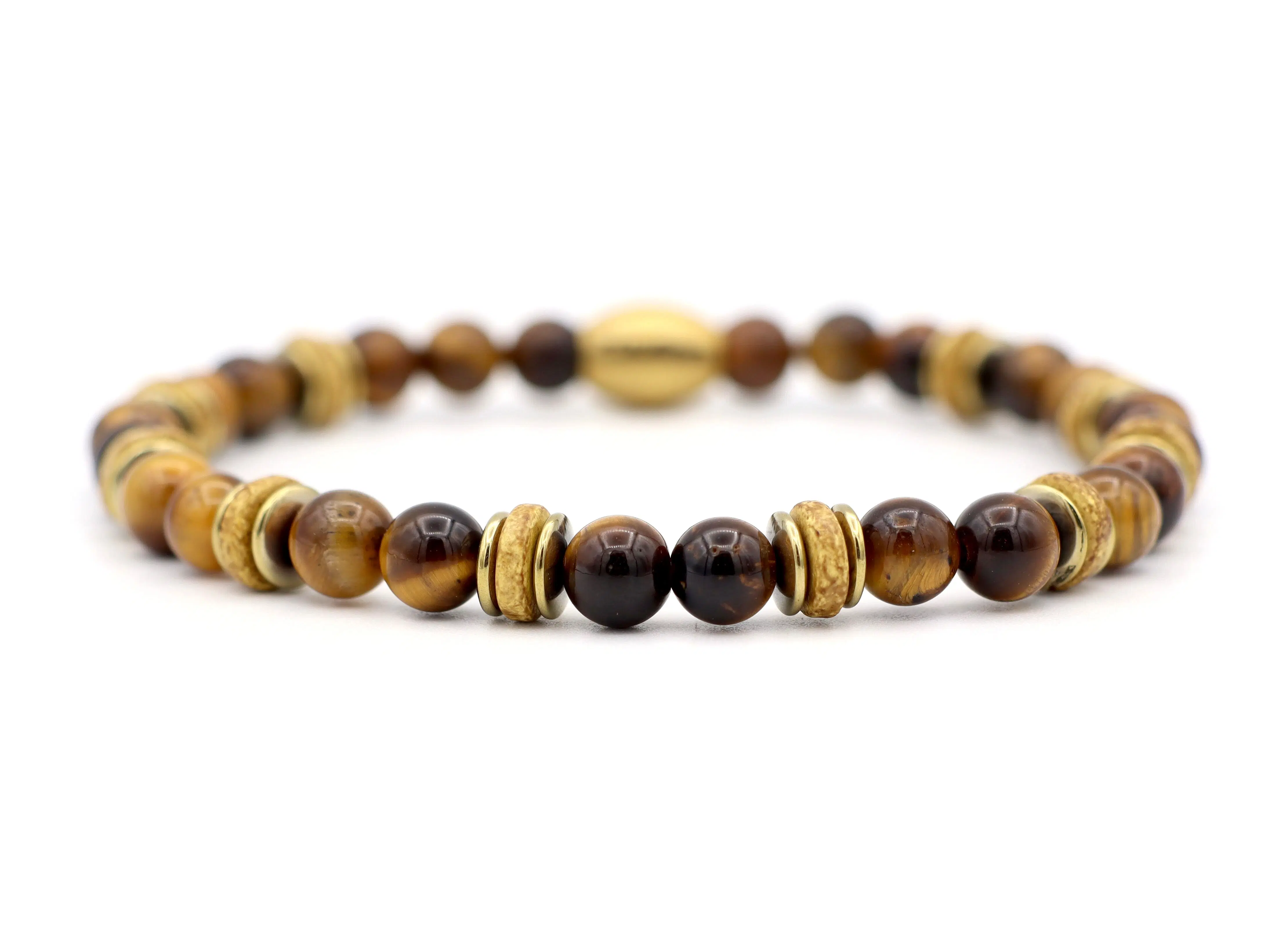 Enam batu tiger eye (silver or gold)
