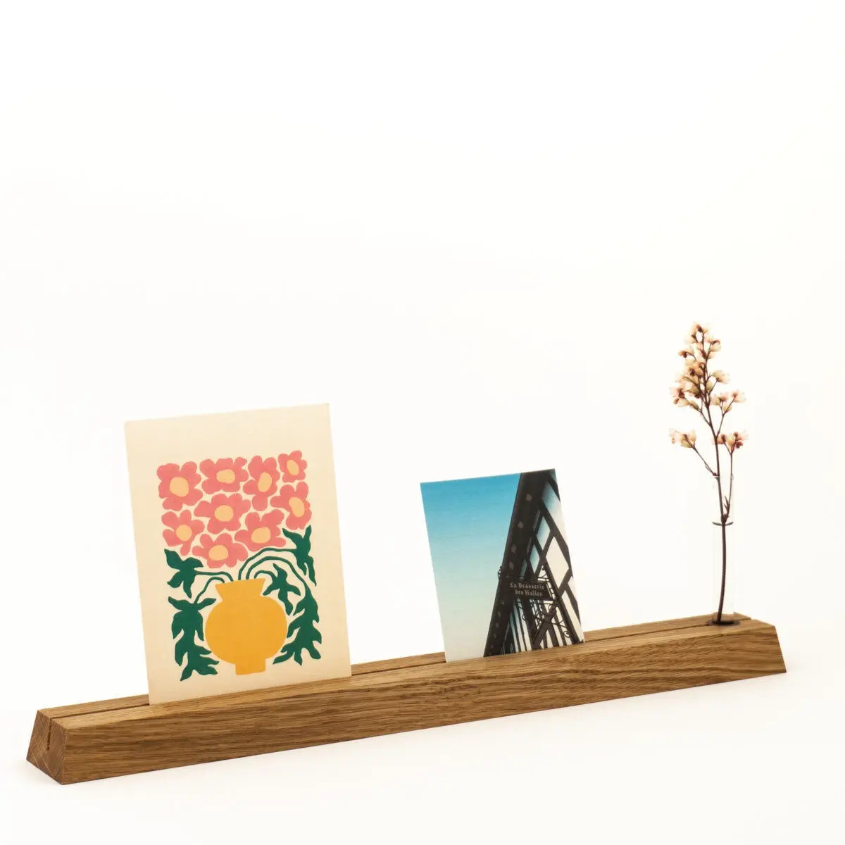 Oak Card Holder & Soliflore - Large Format