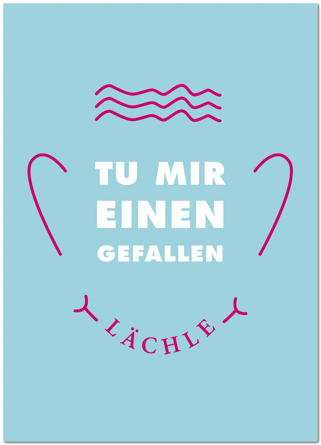 Postcard "smile"