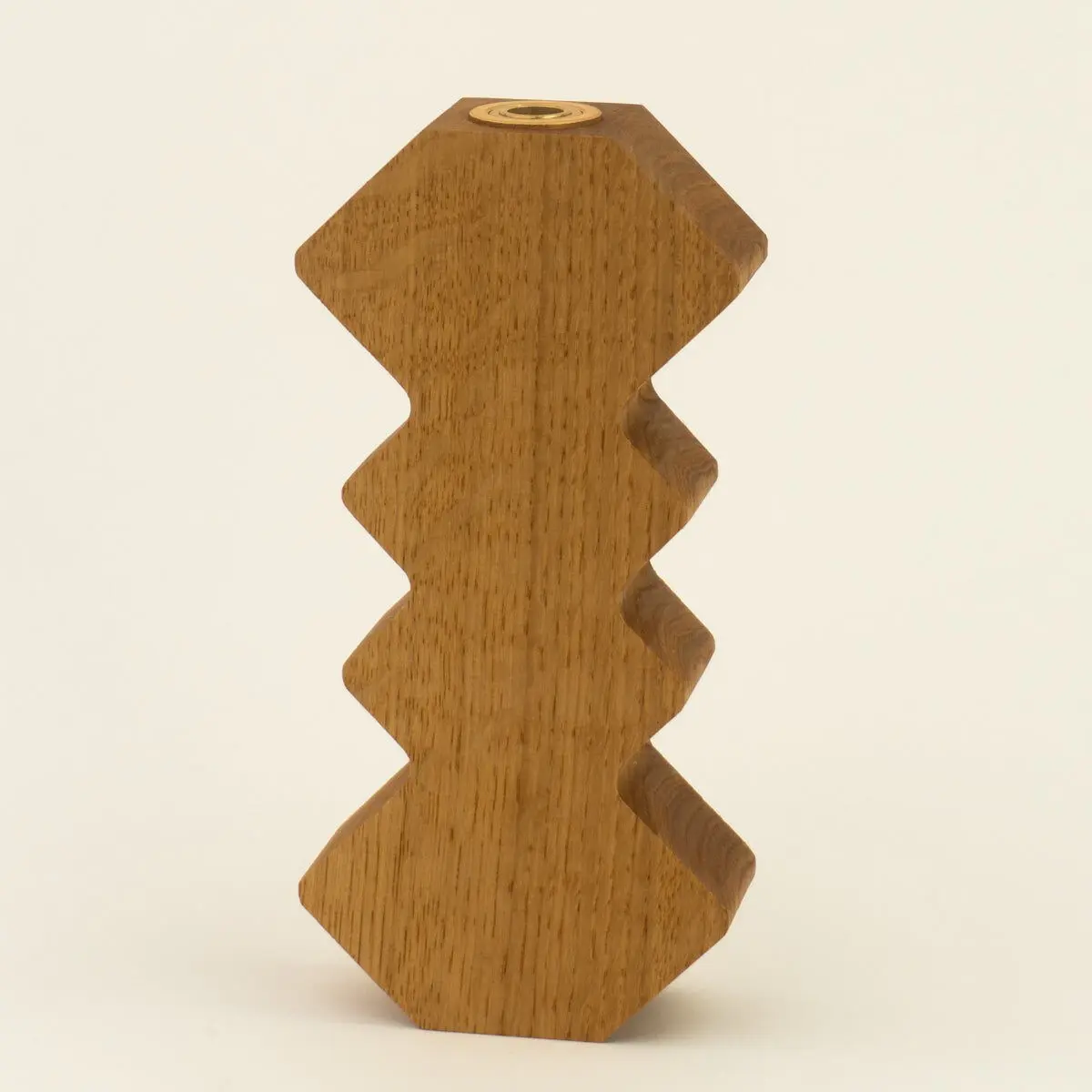 Oak Candle Holder & Bud Vase - Large