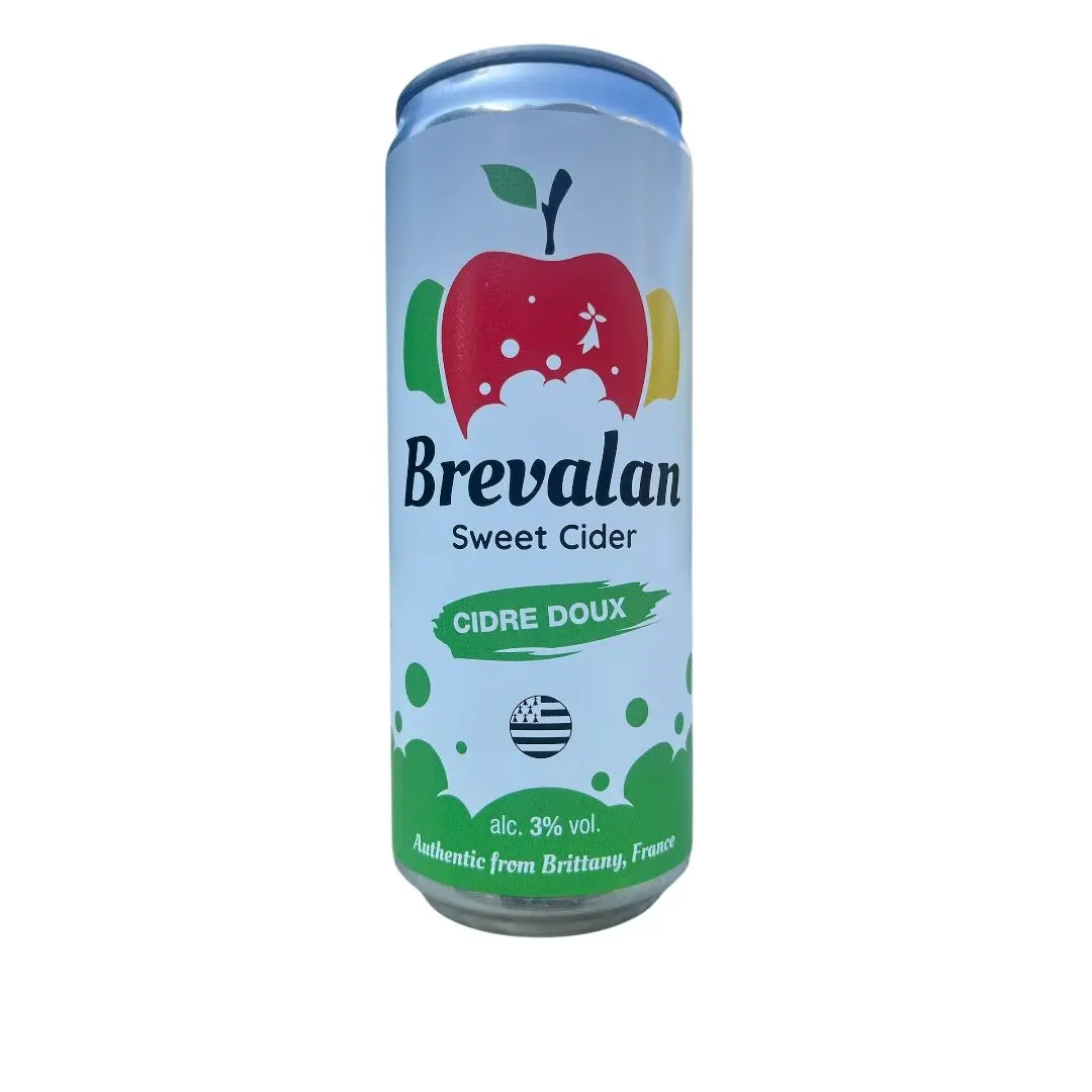 Cidre doux Brevalan canette 33 cl