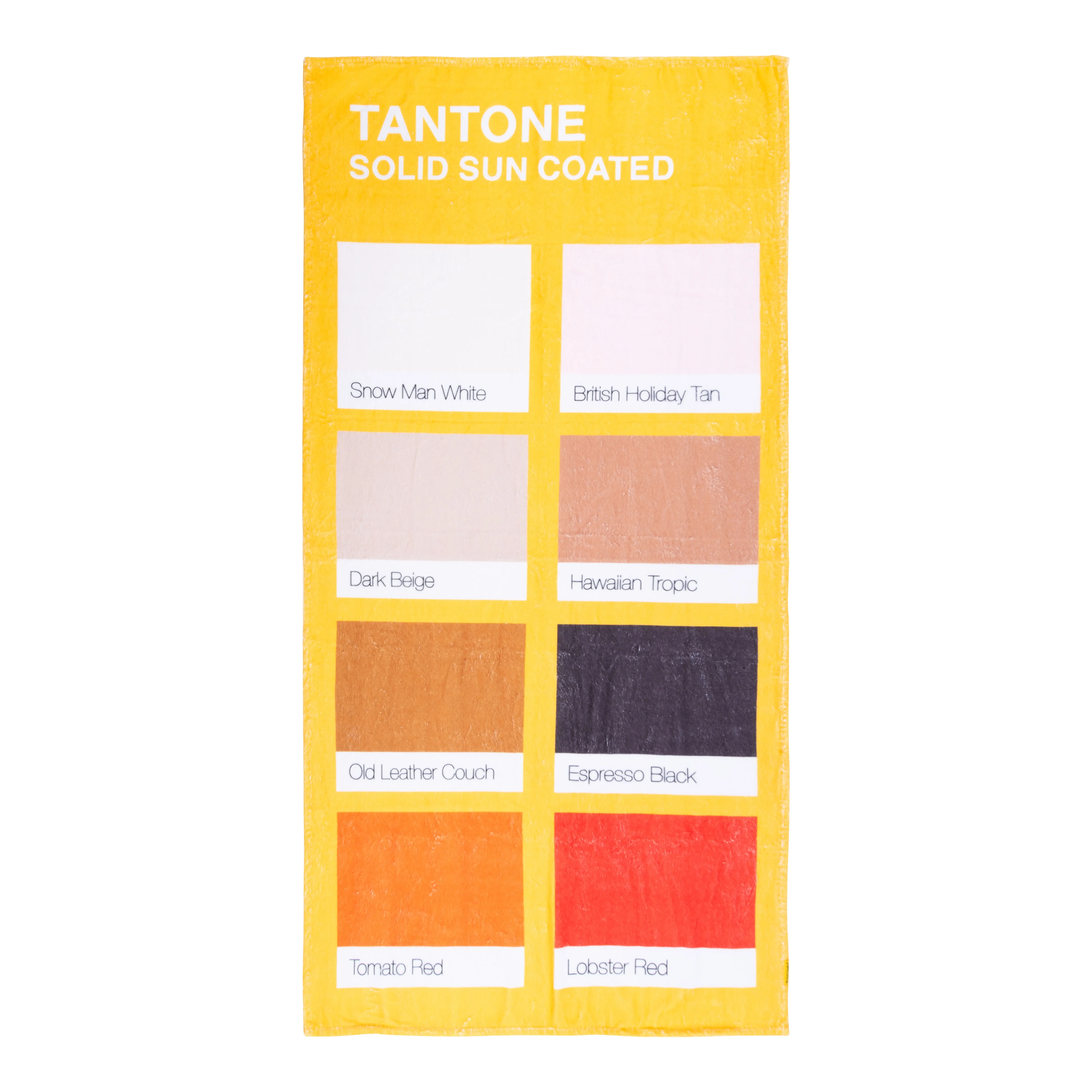 Serviette Texy - TANTONE SOLID SUN COATED - 75x150cm