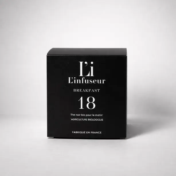 Breakfast black tea n°18 in organic bags