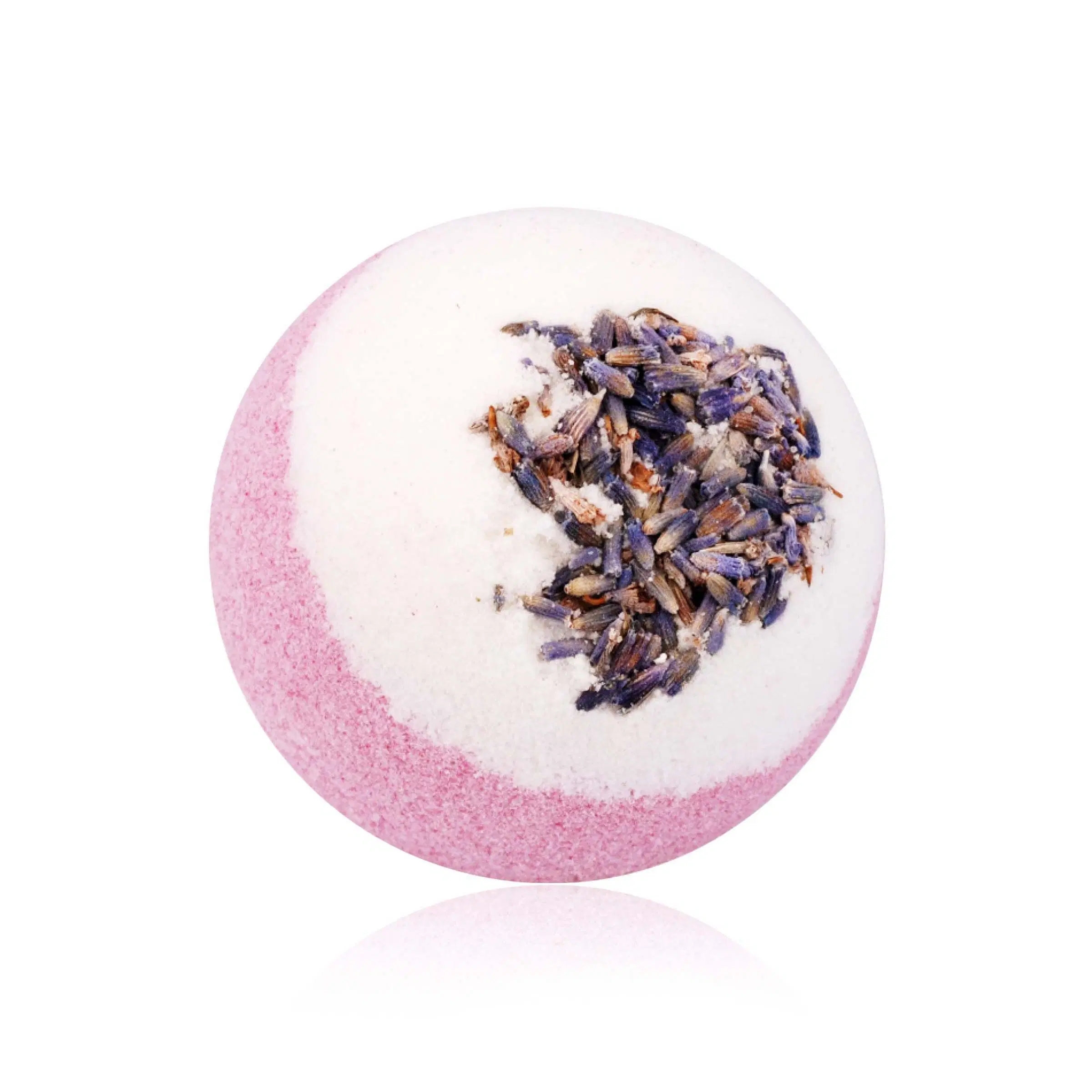 Bath bomb / bath ball lavender heather, floral bubble bath