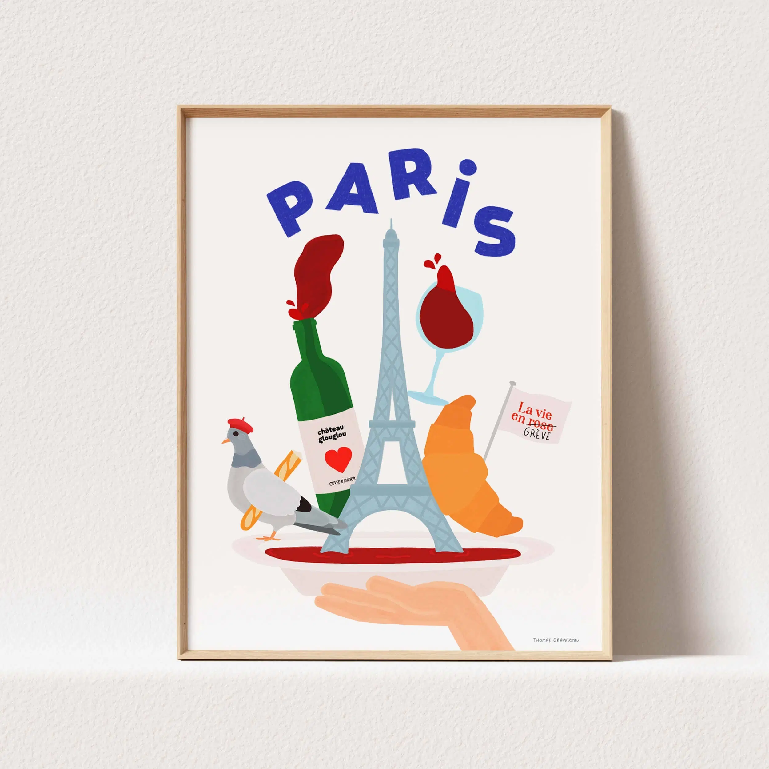 Art print "Paris Clichés" (A3)