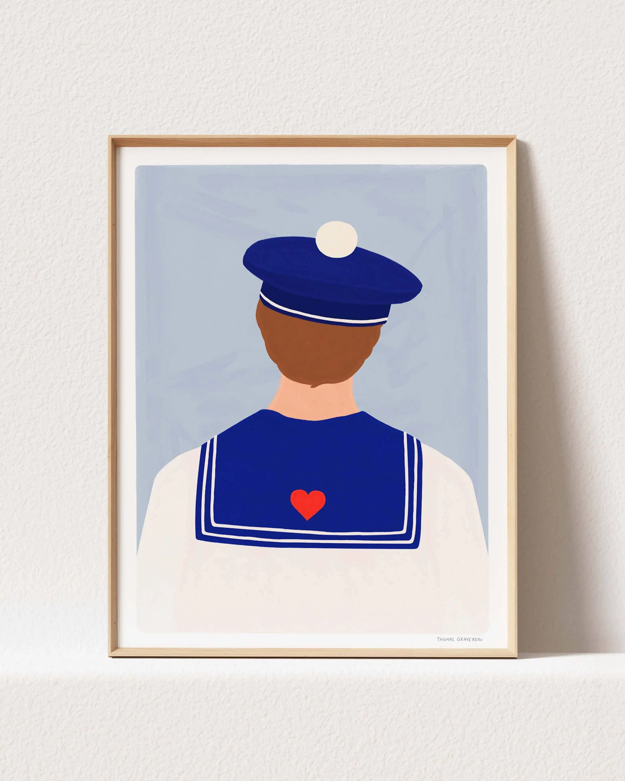 Art print "Sailor of Hearts" (A3)