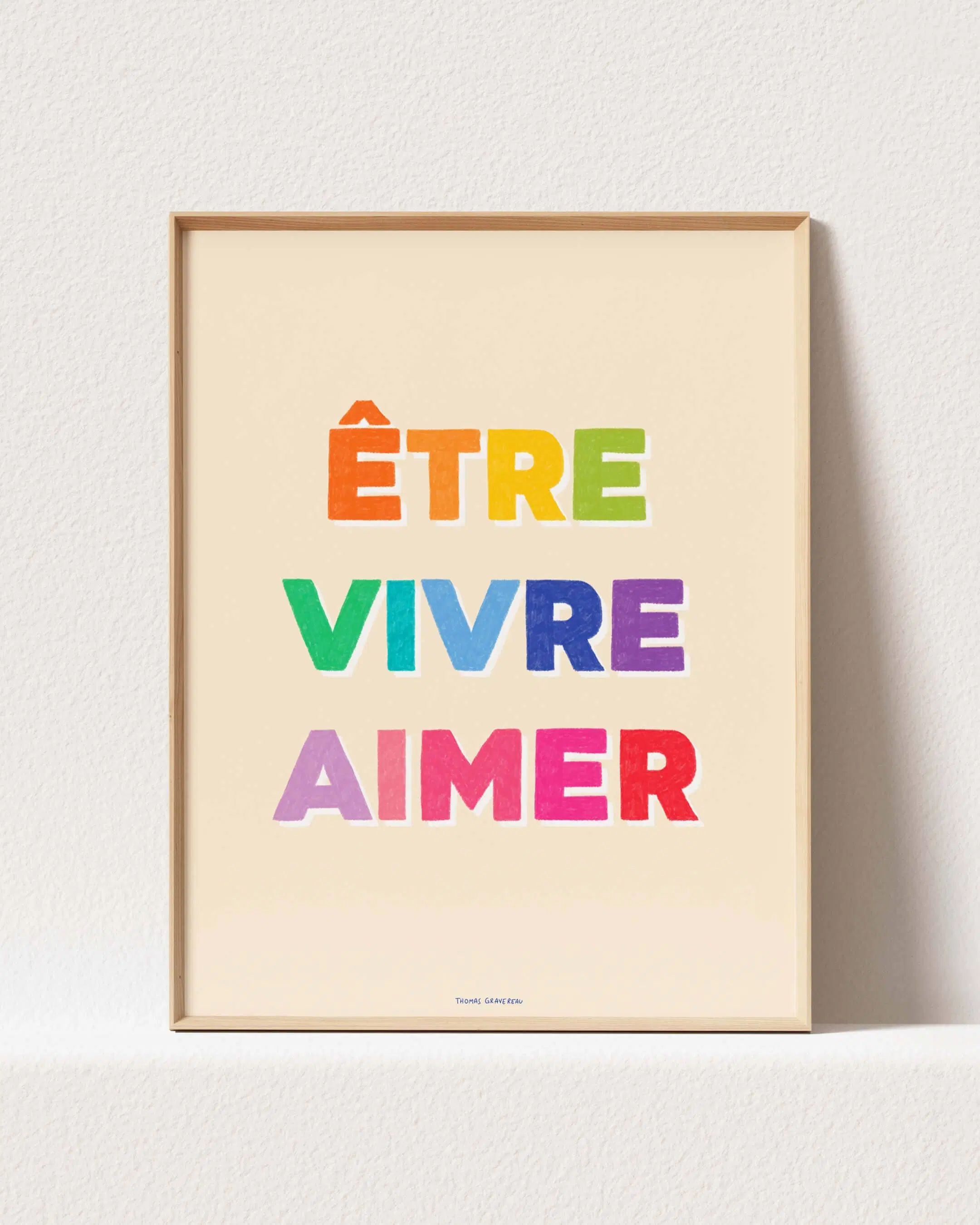 Poster "Be Live Love" (A3)