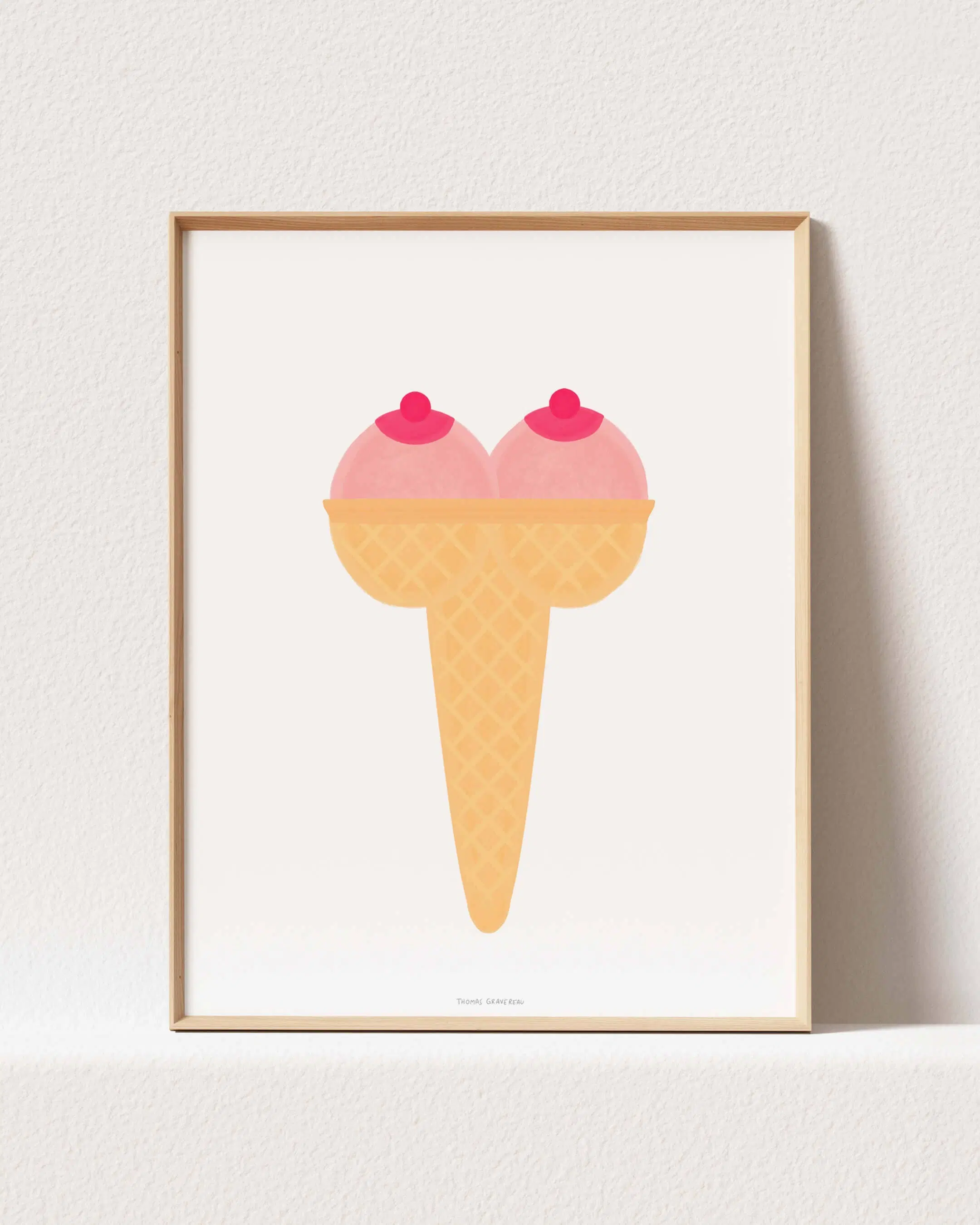Poster "Ice Boobs" (A3)