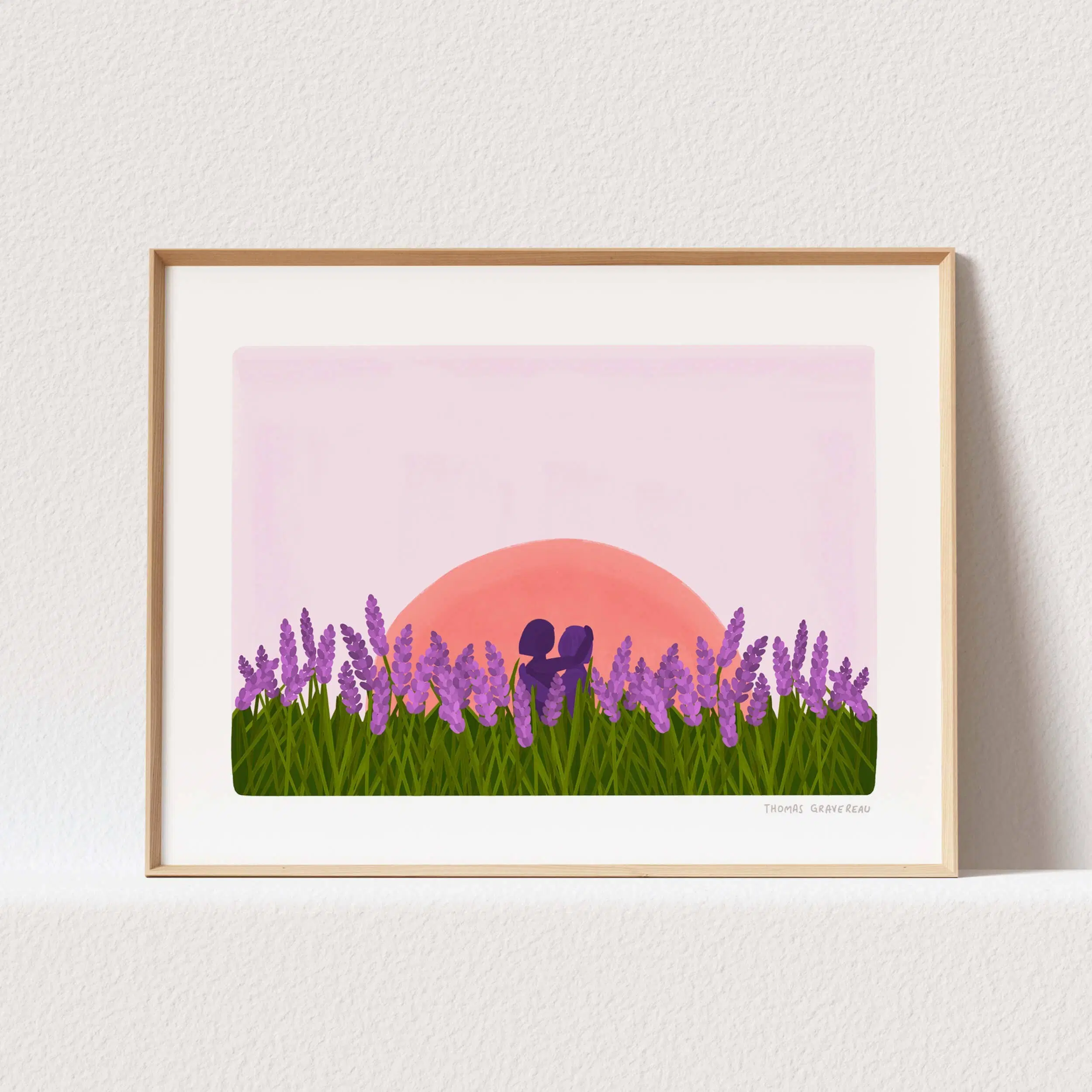 Art print "Love in Provence" (A3)