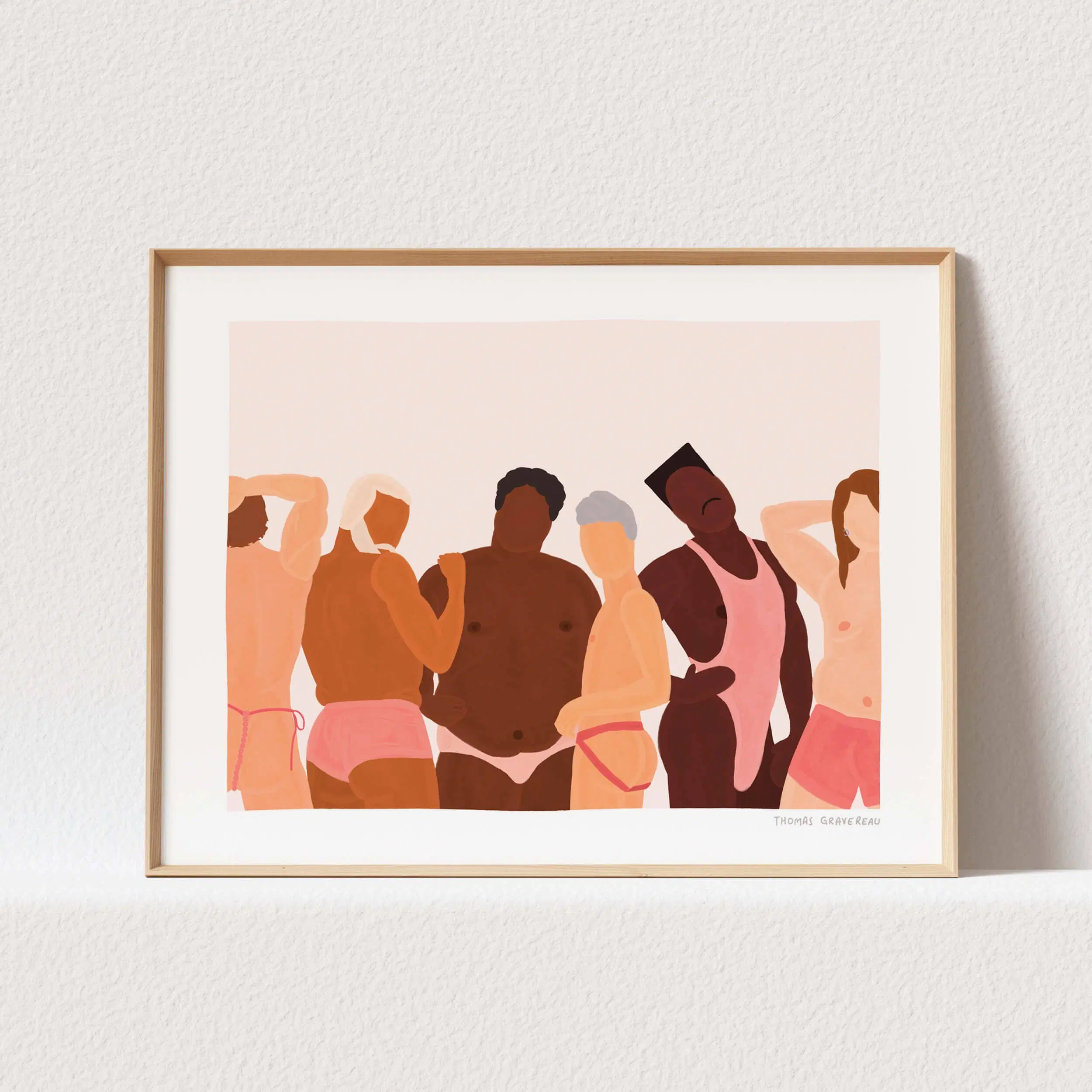 Art print "Them in lingerie" (A3)