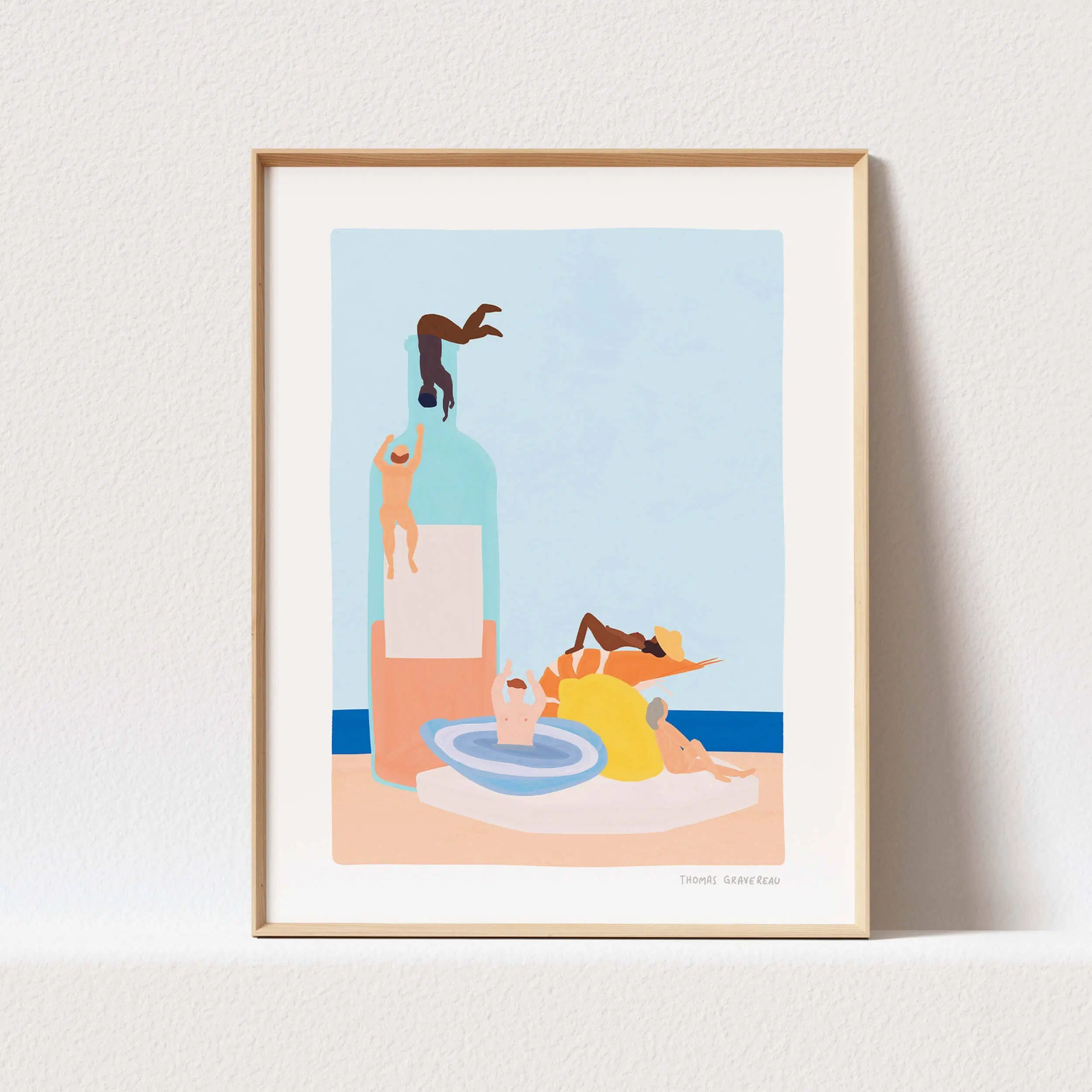 Art print "Cap Ferret" (A3)