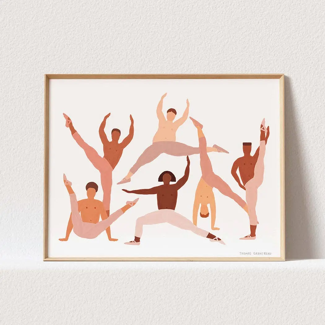 Art print "Dancing Queen - Ballerinas" (A3)