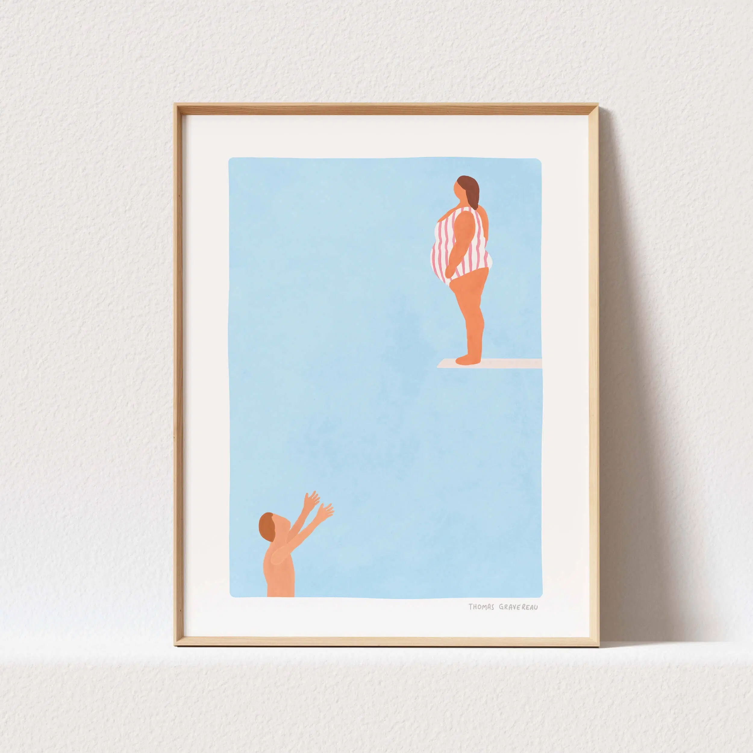 Art print "The Big Jump" (A3)