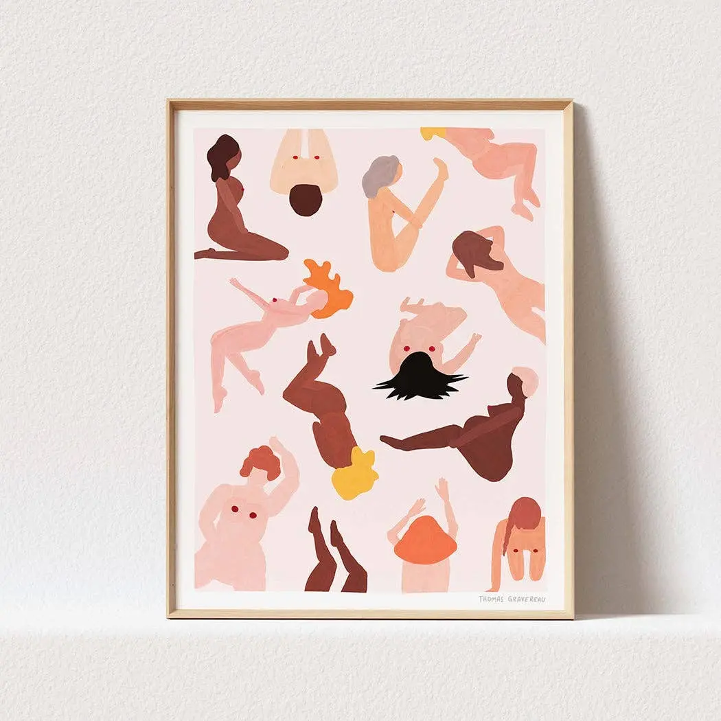 Art print "Girls Girls Girls" (A3)