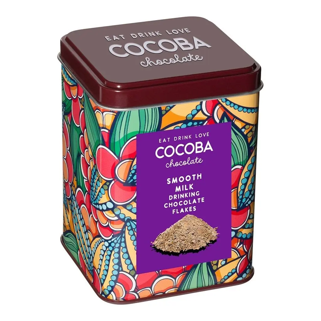 Smooth Milk Drinking Chocolate Flakes Gift Tin