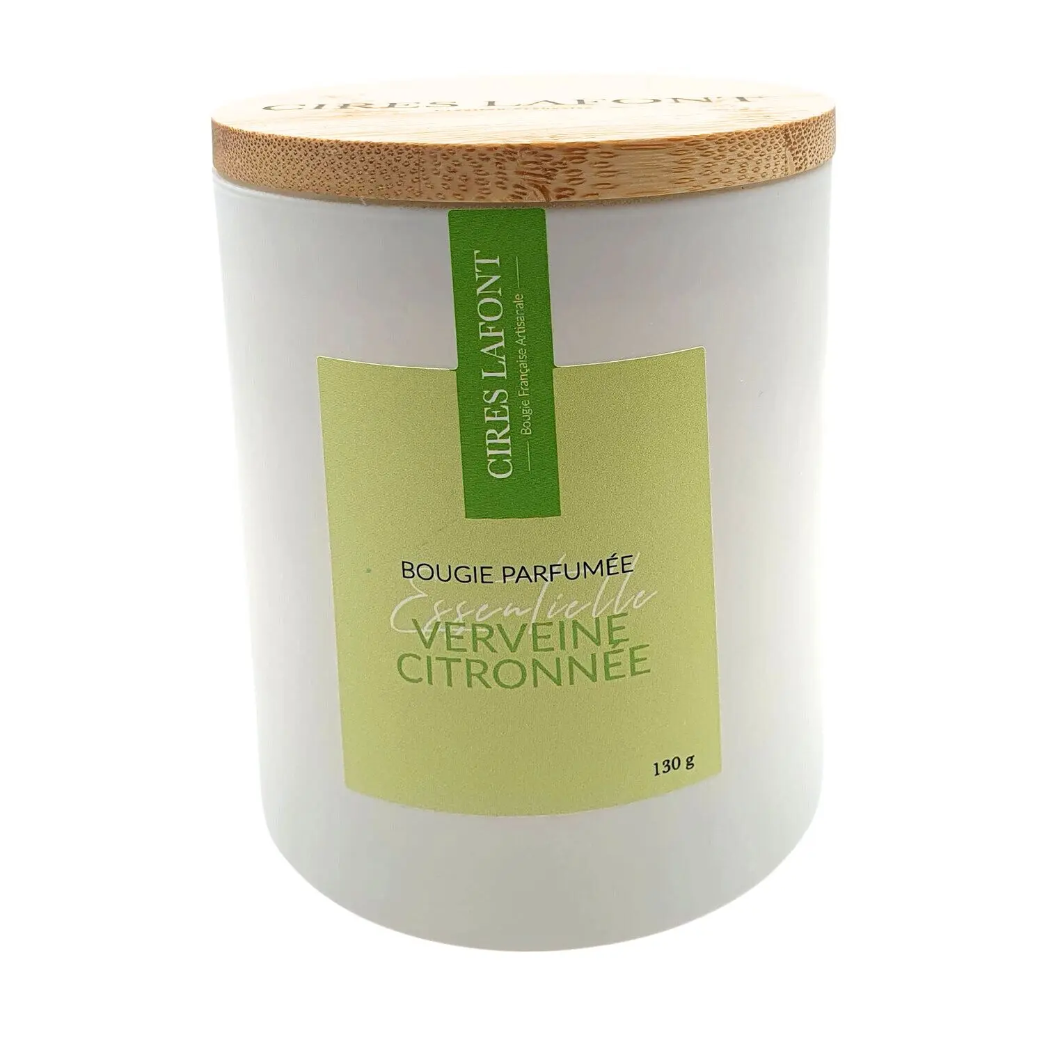 Bougie Végétale Parfum de Grasse 130g -  Verveine Citronnée