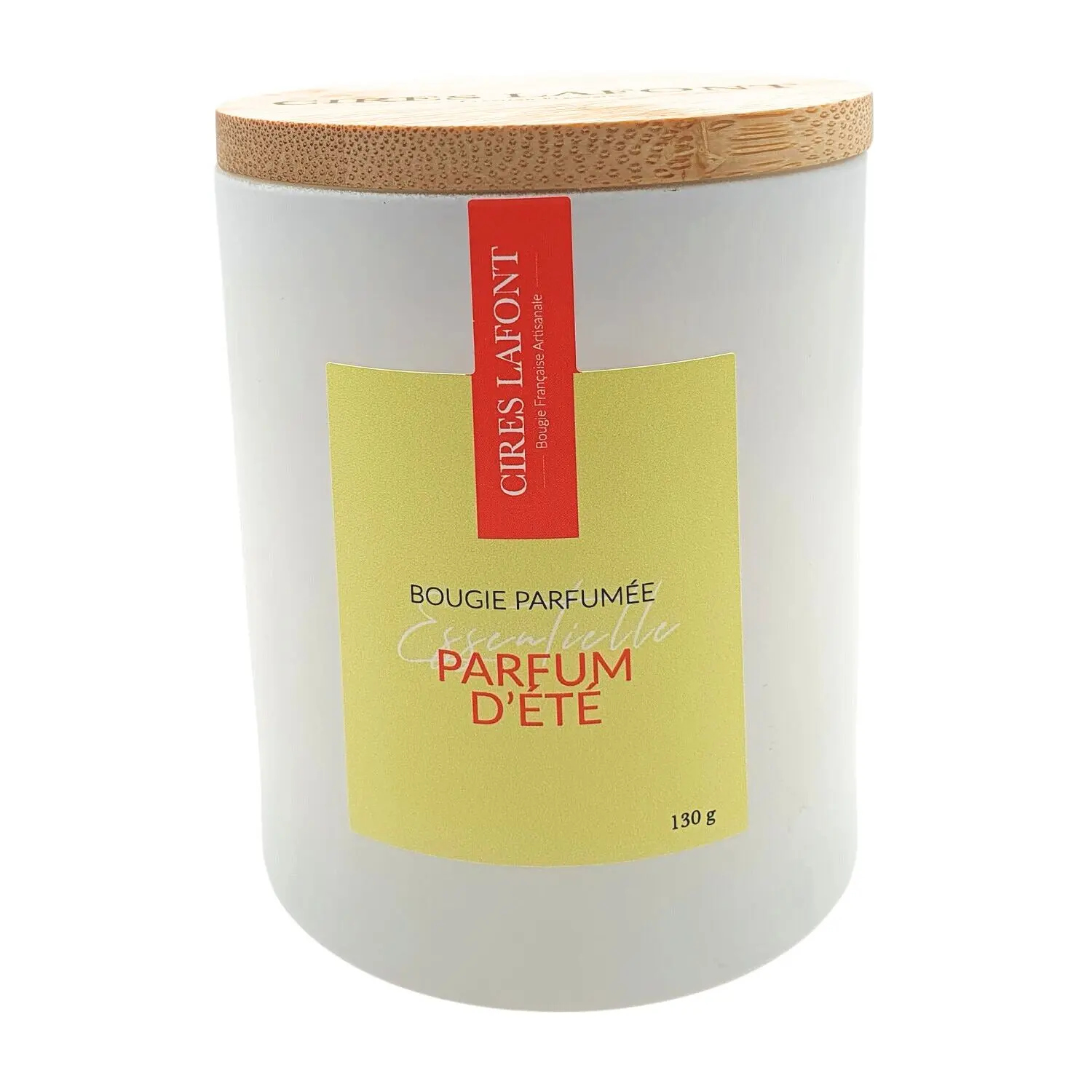 Bougie Végétale Parfum de Grasse 130g - Parfum d'Été