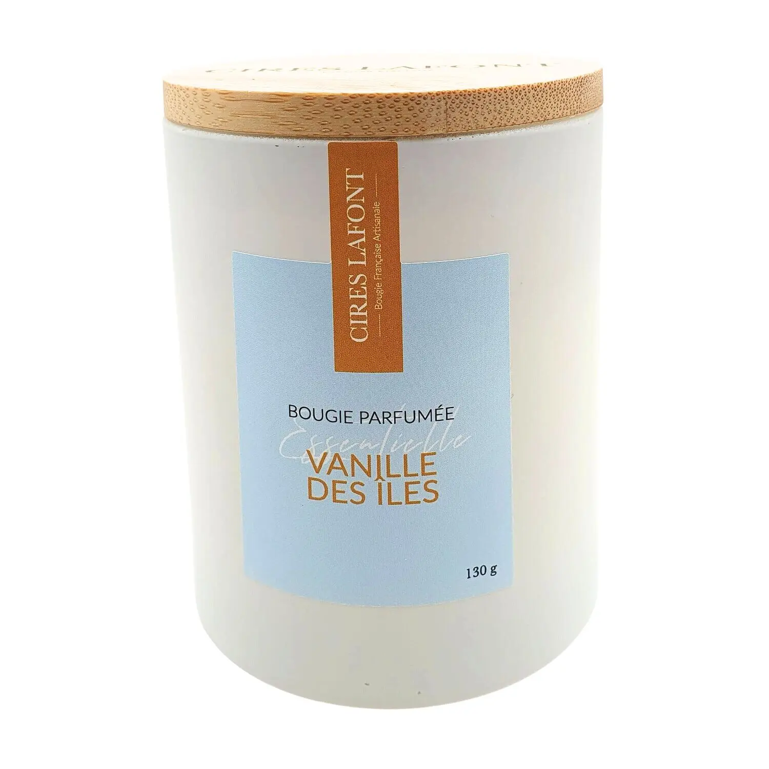 Bougie Végétale Parfum de Grasse 130g - Vanille des Iles